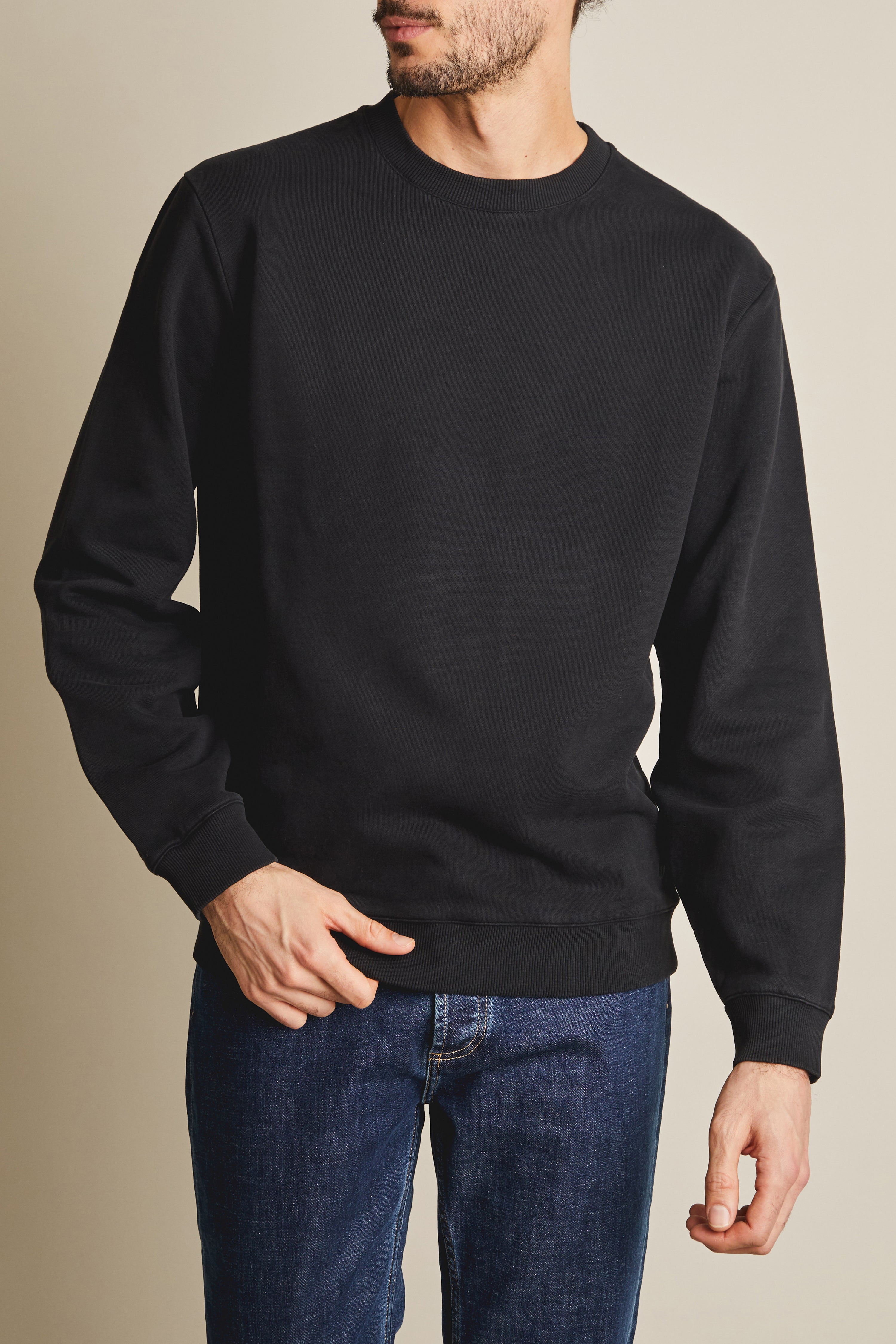 le-pantalon-sweats-homme-sweat-noir-coton-bio-pais image 4