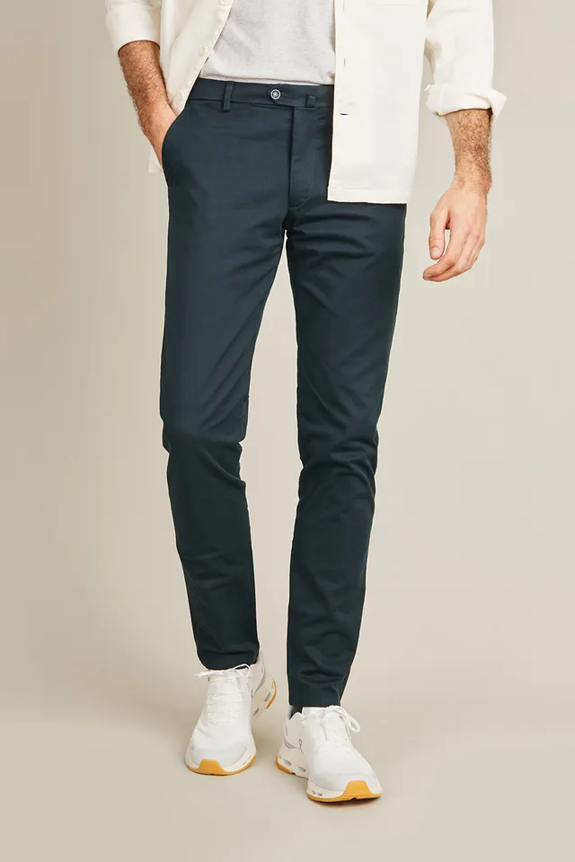 le-pantalon-chinos-homme-chino-vert-anglais-chino-coton-vert image 1