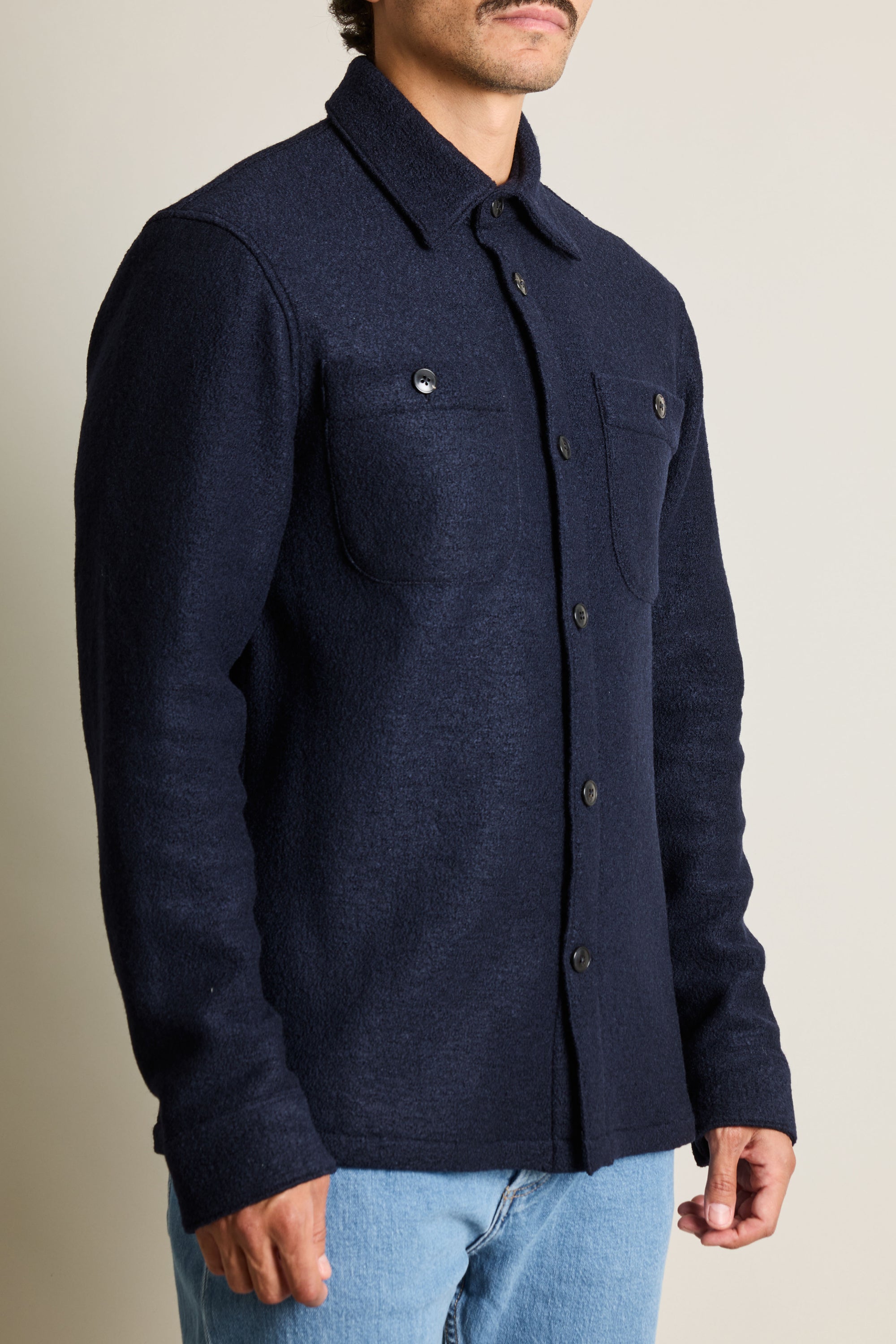 le-pantalon-laine-bleu-marine-surchemise-homme-m-laine-bouillie image 7