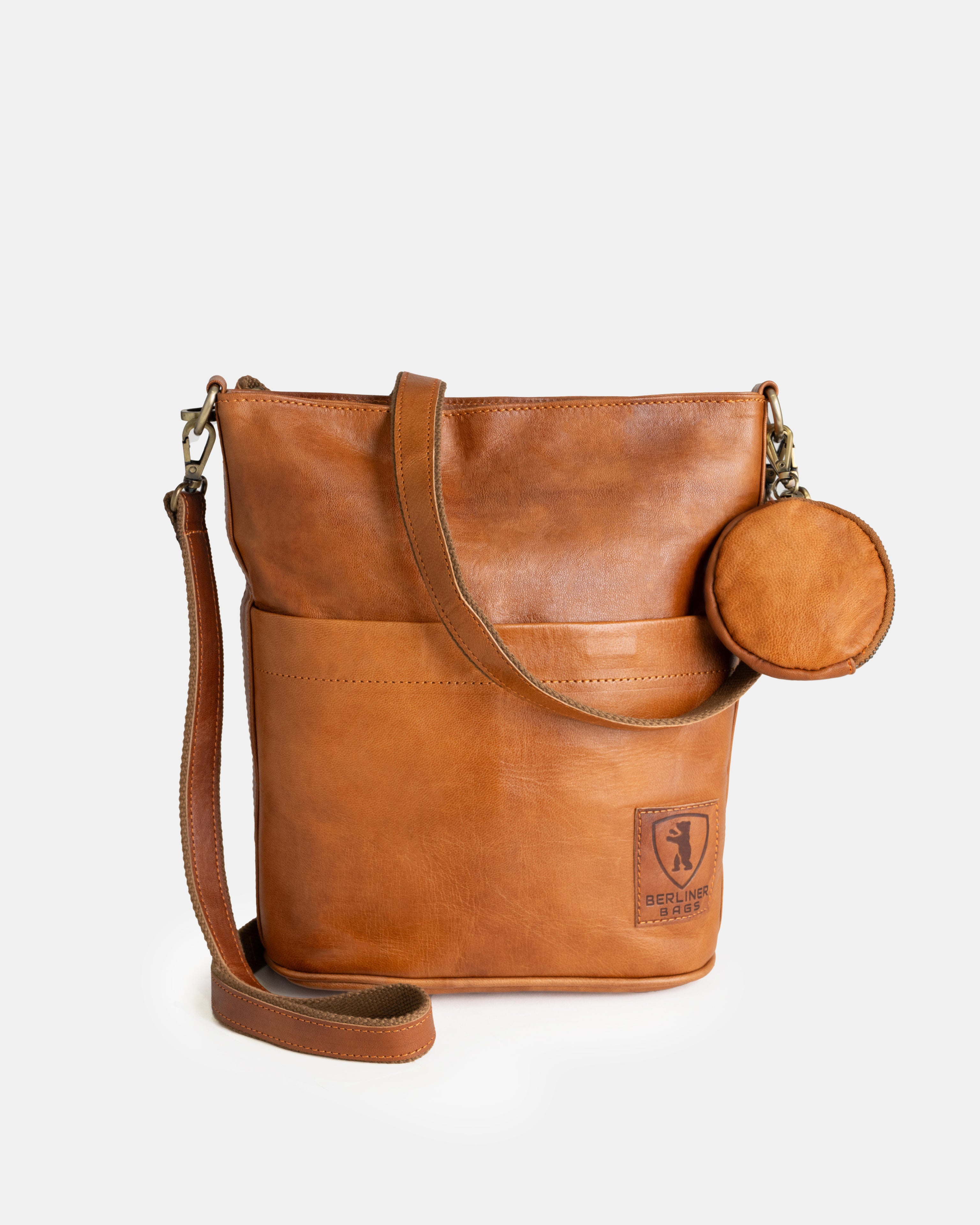 berliner-bags-sofia-sac-seau-marron-vintage-crossbody image 3