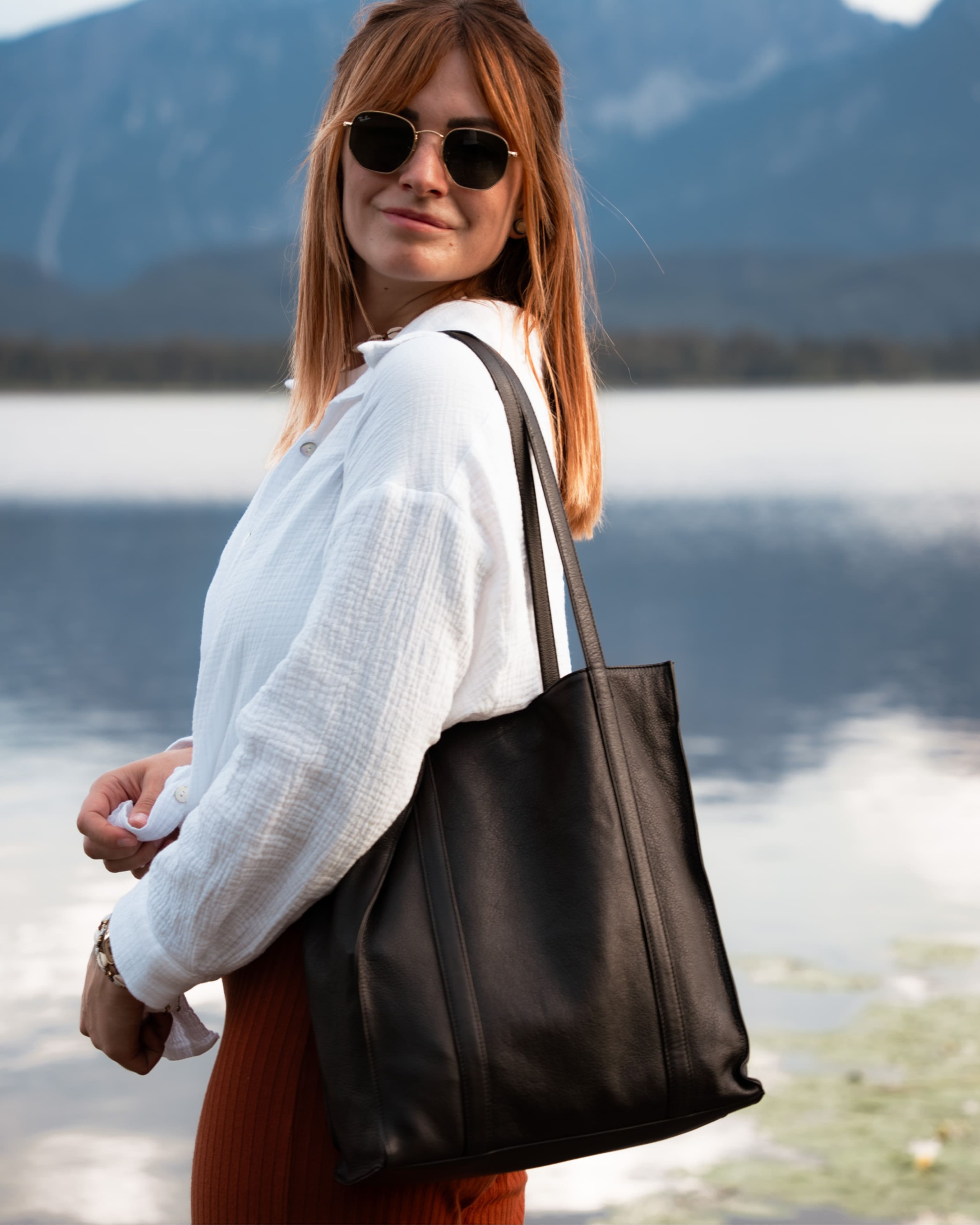 berliner-bags-kira-sac-shopper-cuir-noir image 2