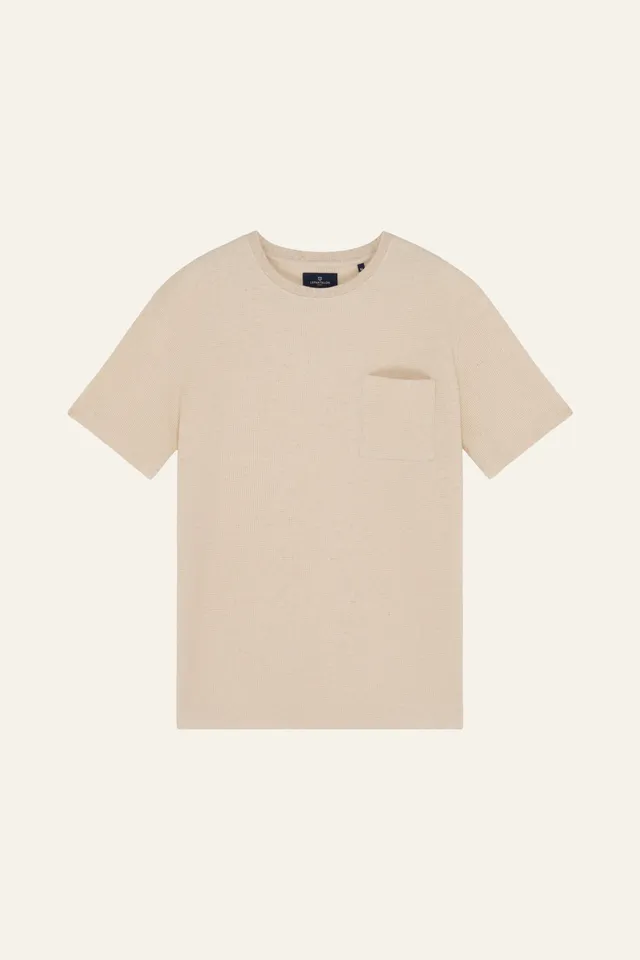le-pantalon-tee-shirt-waffle-cru-t-shirt-coton-chanvre image 1