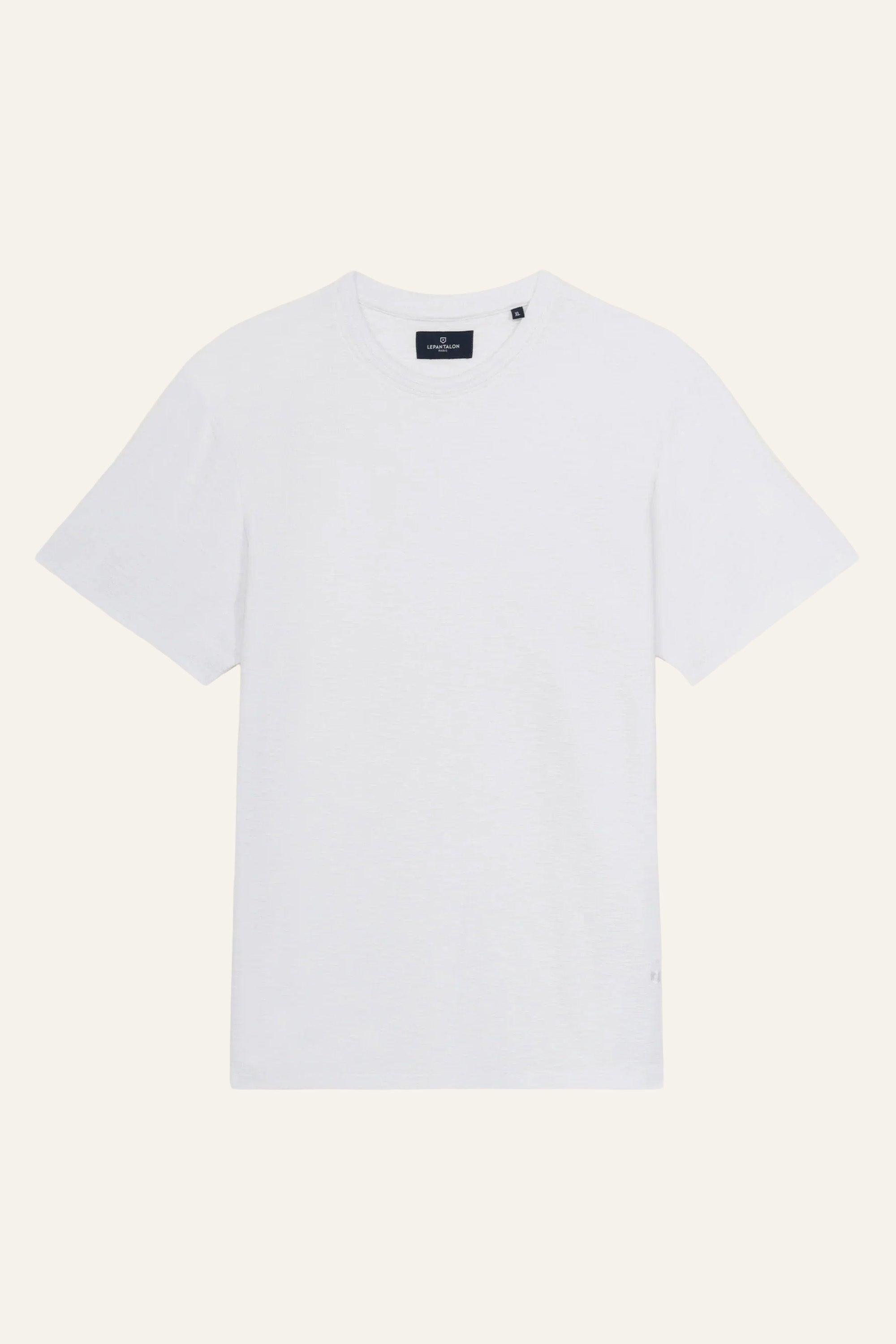 le-pantalon-t-shirt-fm-lptct-2-tee-shirt-blanc-textur image 1
