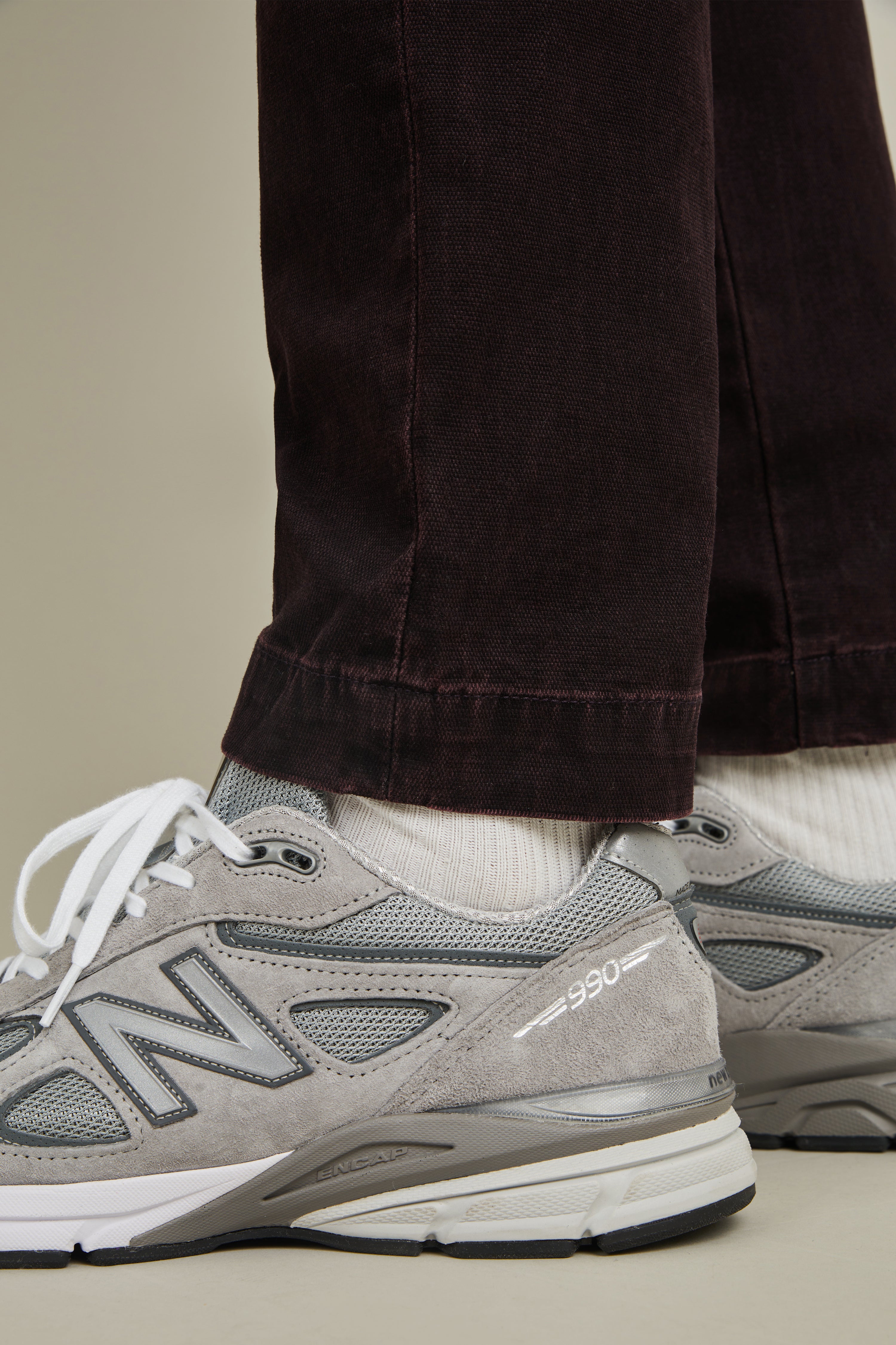 le-pantalon-cargo-pantalon-cargo-bordeaux-coton-stretch image 5