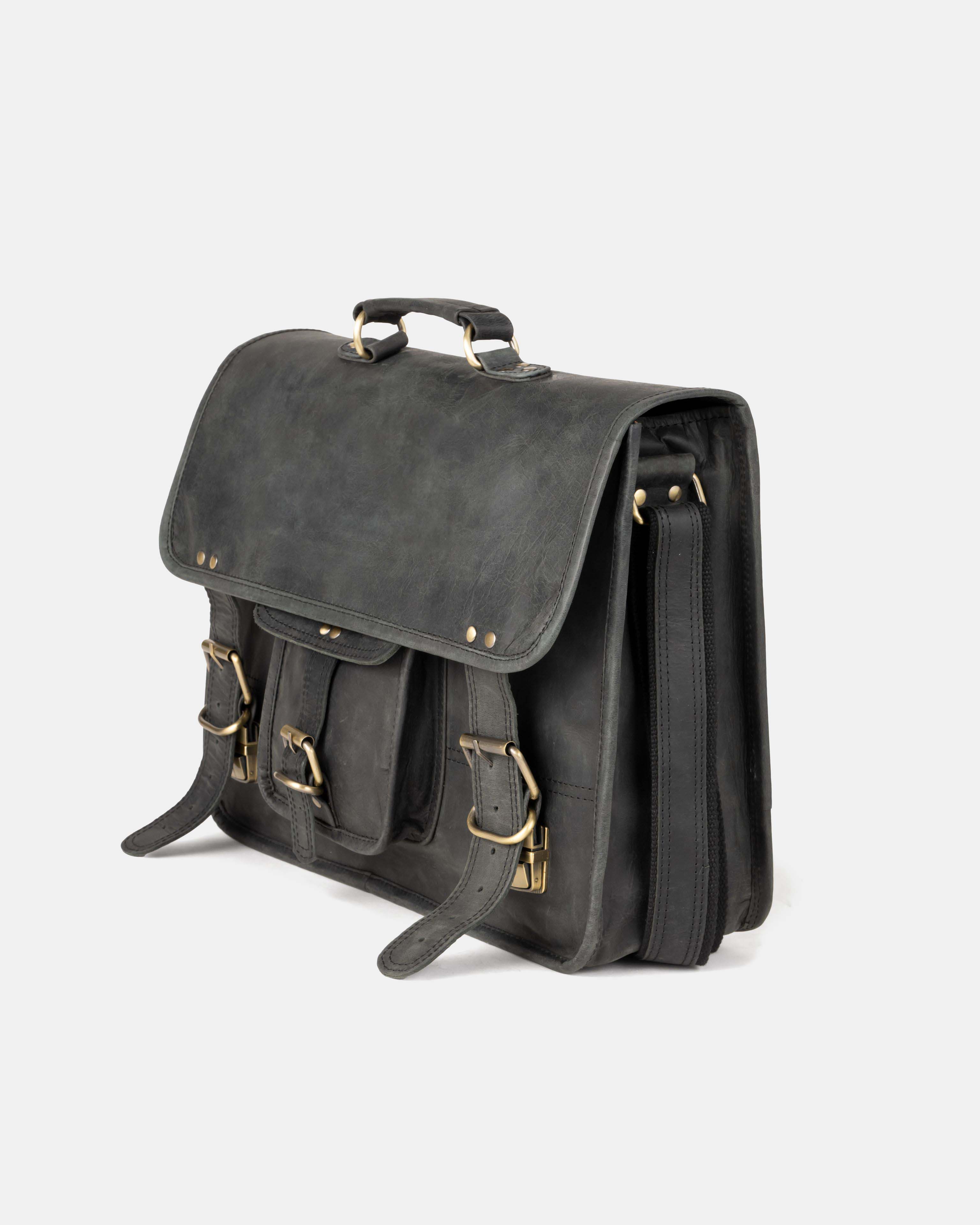 berliner-bags-berlin-sac-messager-gris-fonc-xl-ordinateur image 5