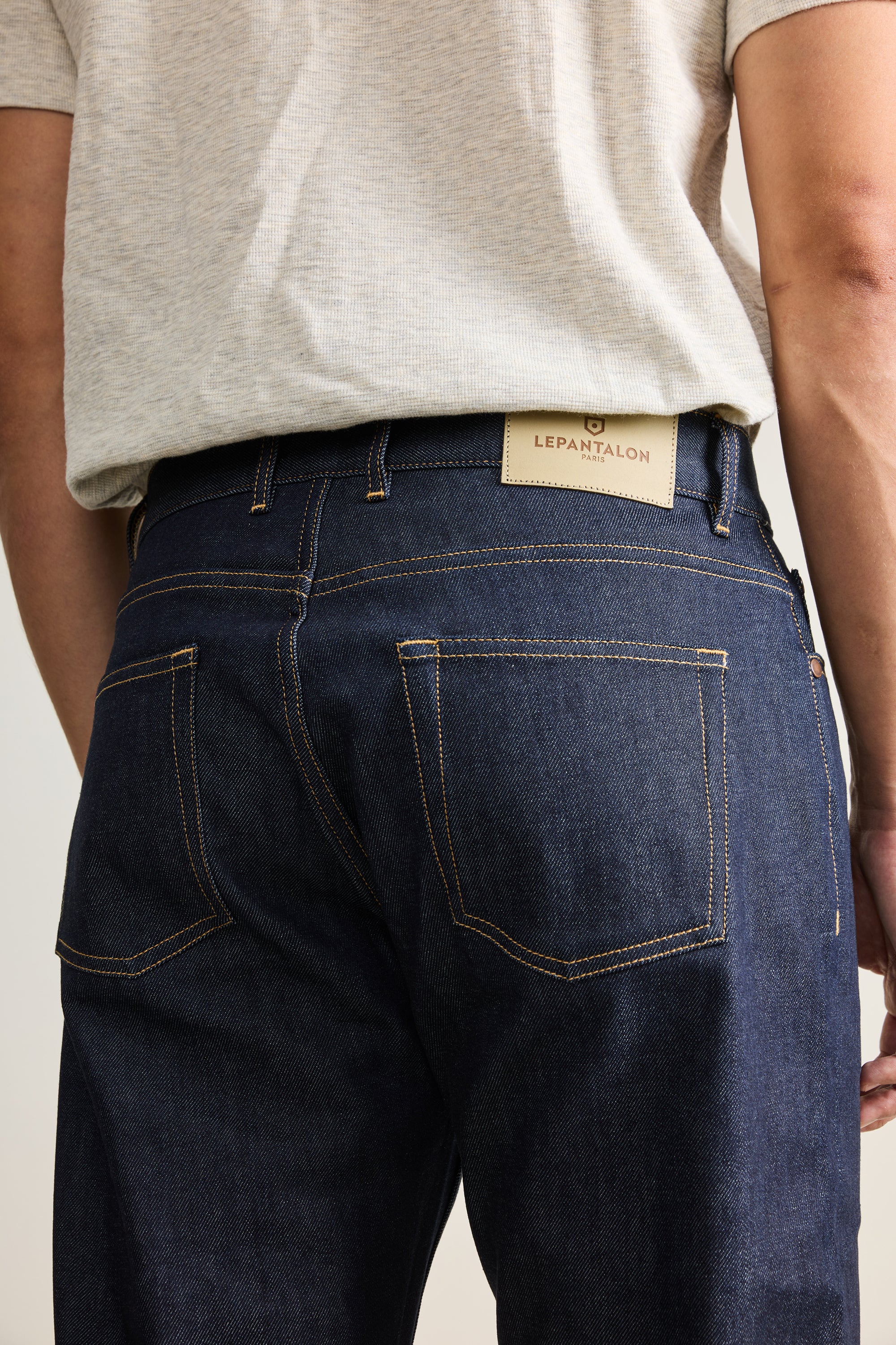 le-pantalon-jean-selvedge-bleu-jean-homme-coton-bio-14-oz image 3