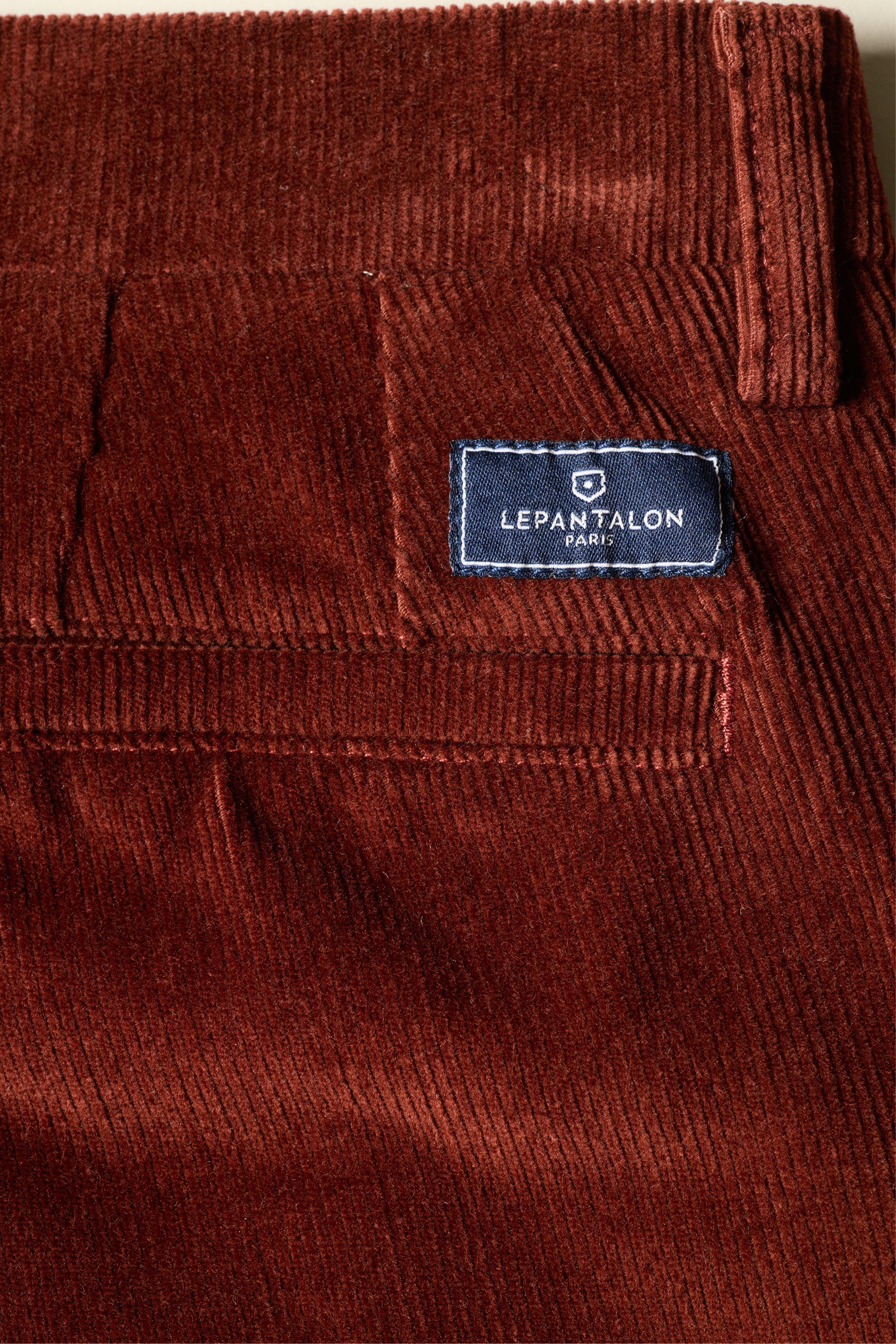 le-pantalon-chinos-homme-chino-velours-pantalon-terracotta-stretch image 7