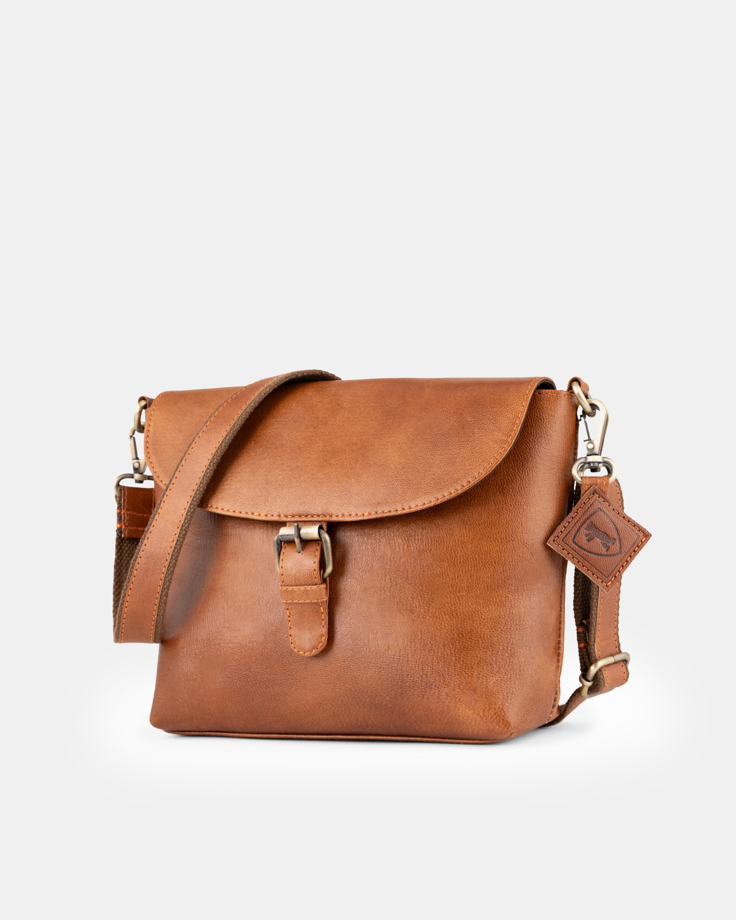 berliner-bags-catalina-sac-cuir-marron-vintage-fermoir-m-tal image 2