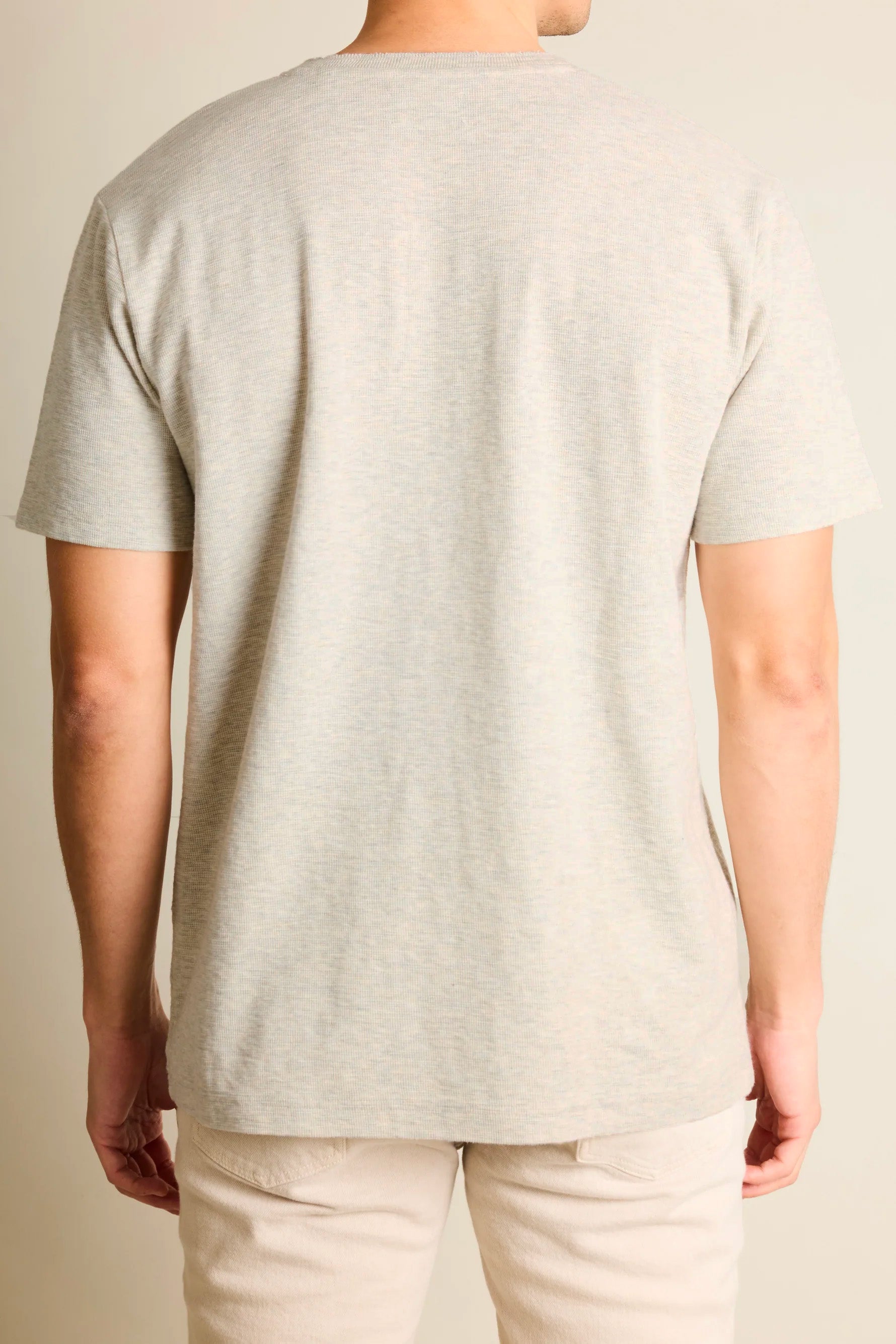 le-pantalon-henley-tee-shirt-gris-chin-coton-homme image 6