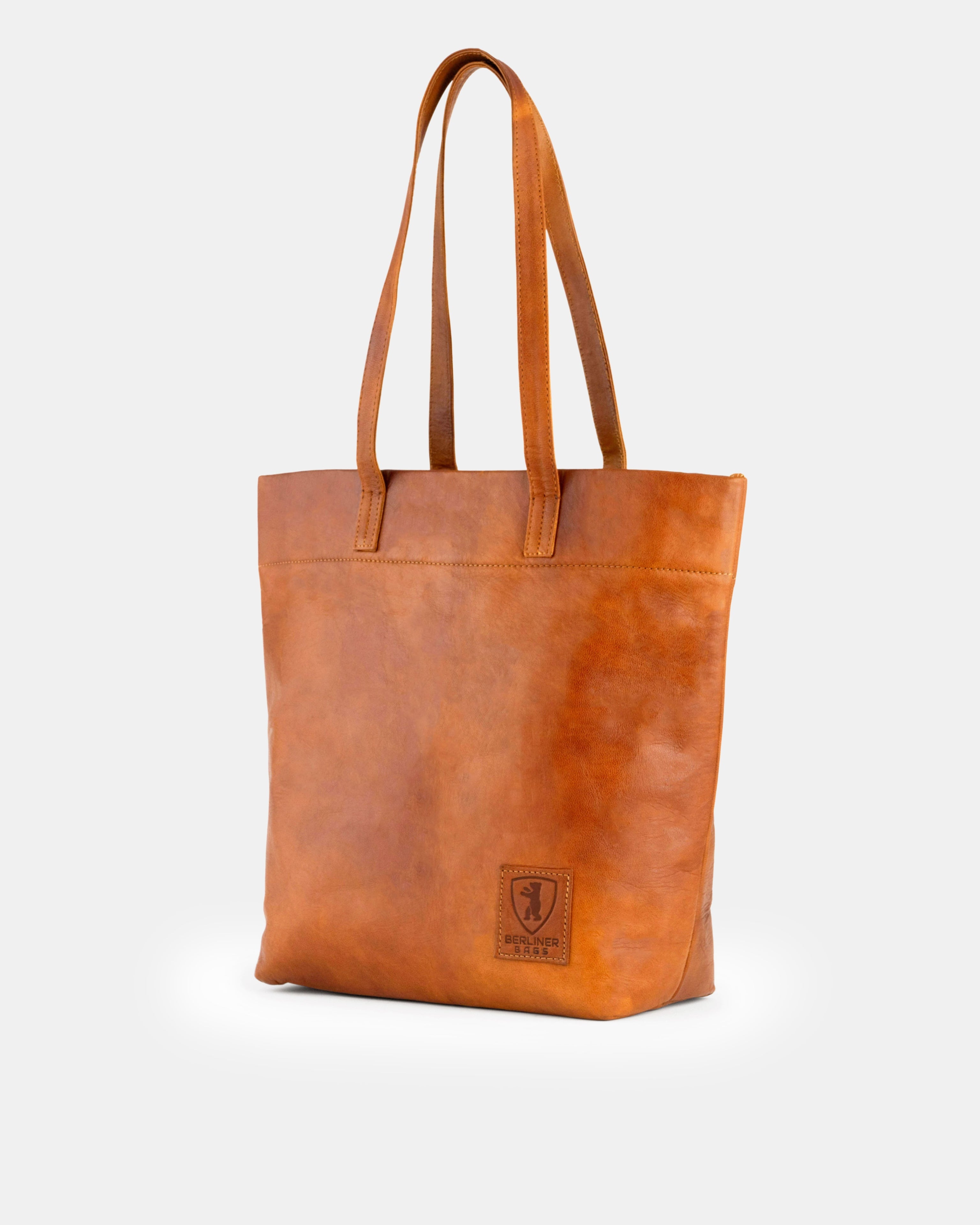 berliner-bags-cassie-sac-main-marron-vintage-cuir image 5