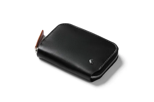 bellroy-folio-mini-portefeuille-cuir-noir-12-cartes-zipp image 1