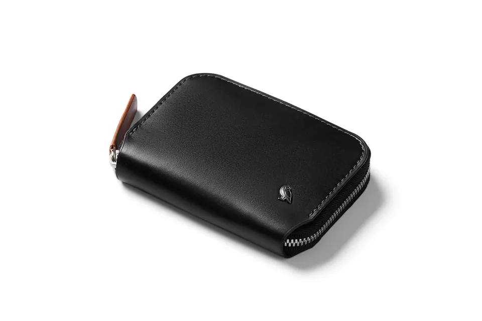 bellroy-folio-mini-portefeuille-cuir-noir-12-cartes-zipp image 1