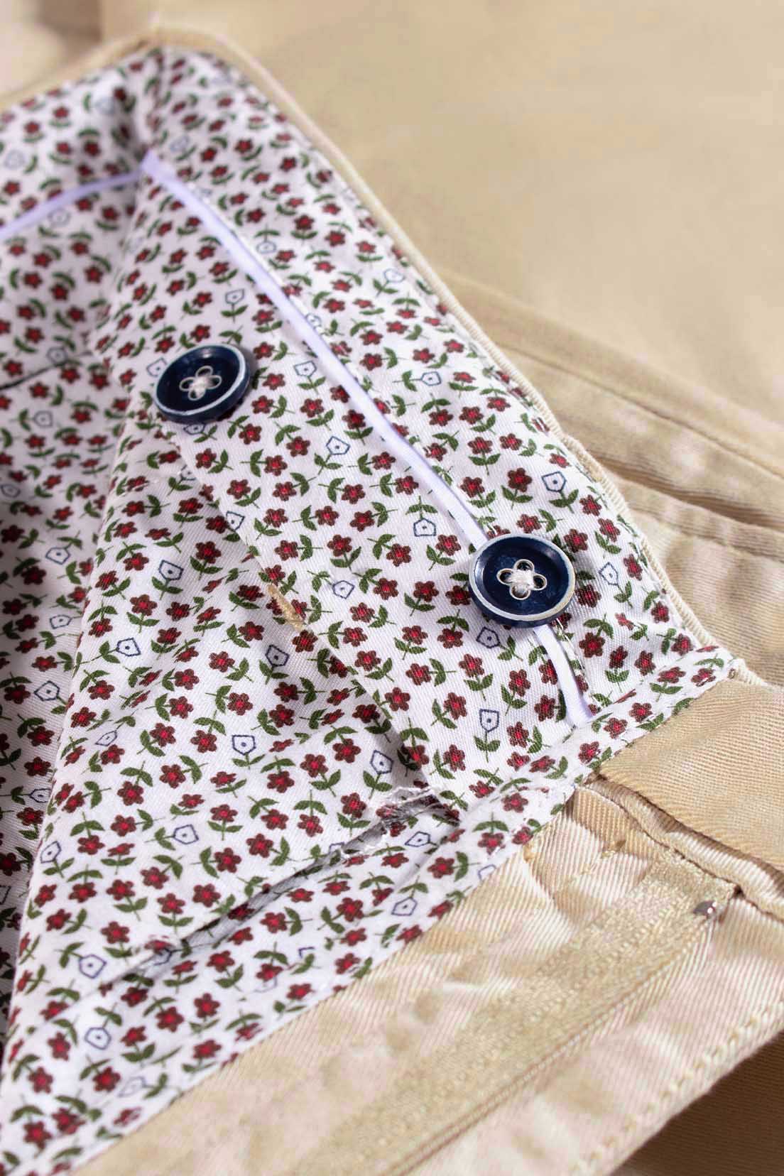 le-pantalon-chinos-homme-chino-beige-clair-coton-stretch image 2