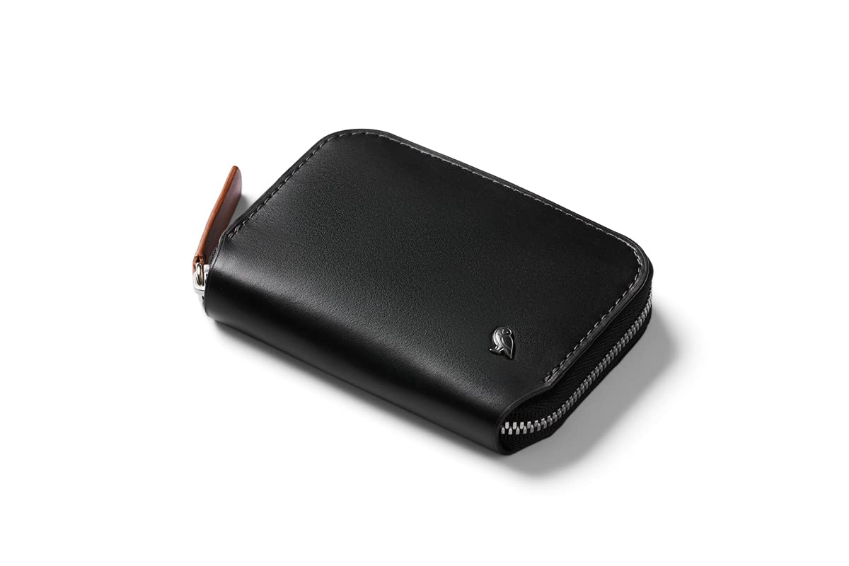 bellroy-folio-mini-portefeuille-cuir-noir-12-cartes-zipp image 1