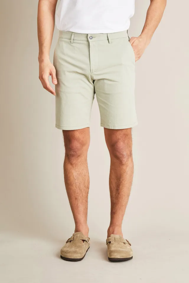 le-pantalon-bermuda-fm-lpbl-4-short-olive-coton-l-ger image 1