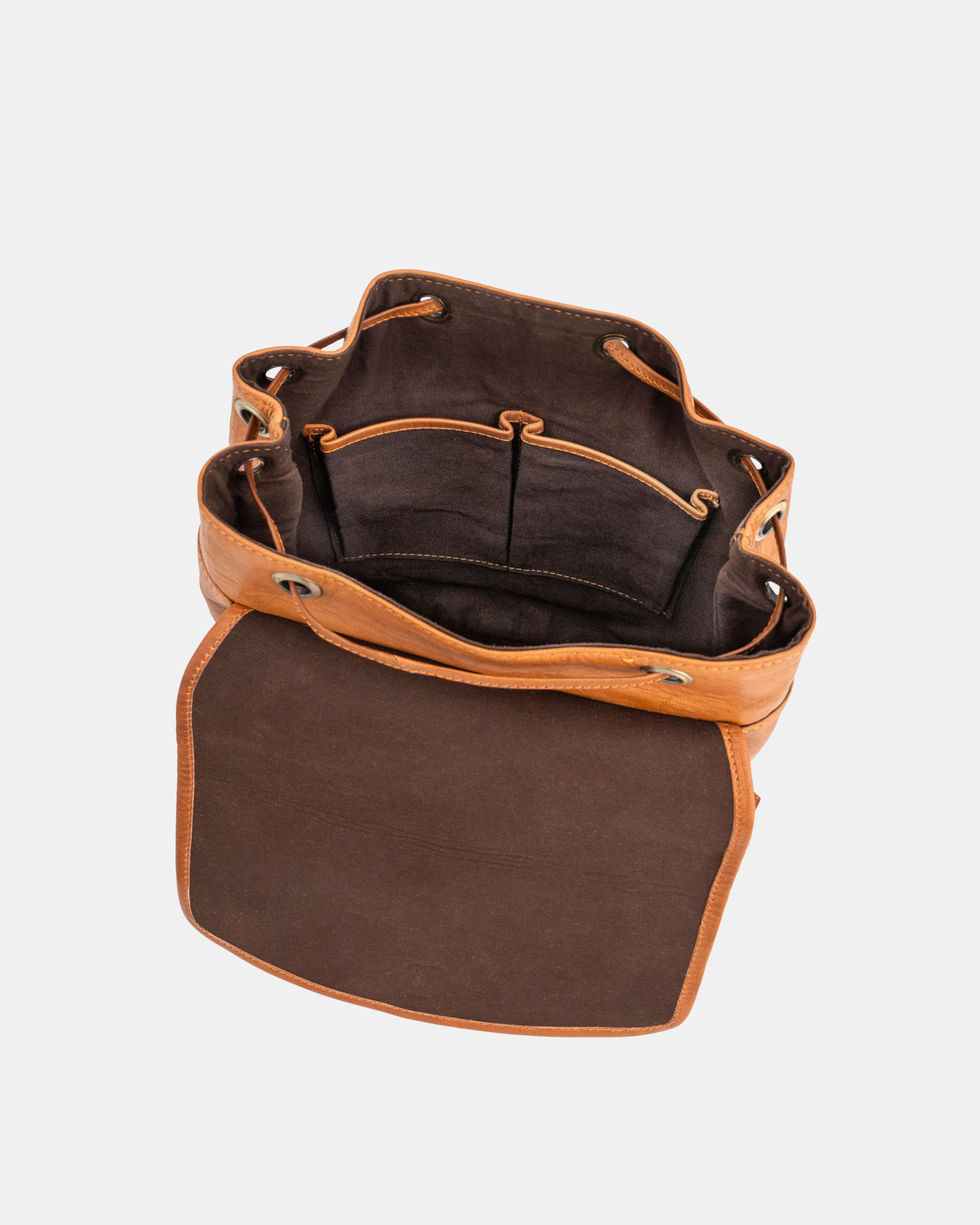 berliner-bags-jenny-sac-dos-femme-cuir-marron-vintage image 4