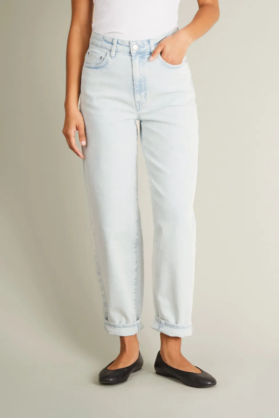 le-pantalon-jean-balloon-jean-femme-ice-blue-coupe-large image 1