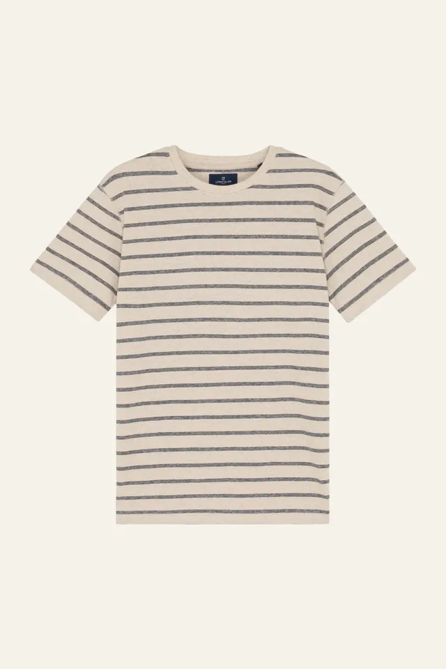 le-pantalon-t-shirts-homme-tee-shirt-marini-re-coton-lin-marine image 1