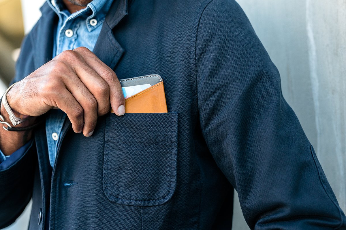 bellroy-micro-sleeve-portefeuille-cuir-caramel-ultra-fin image 5