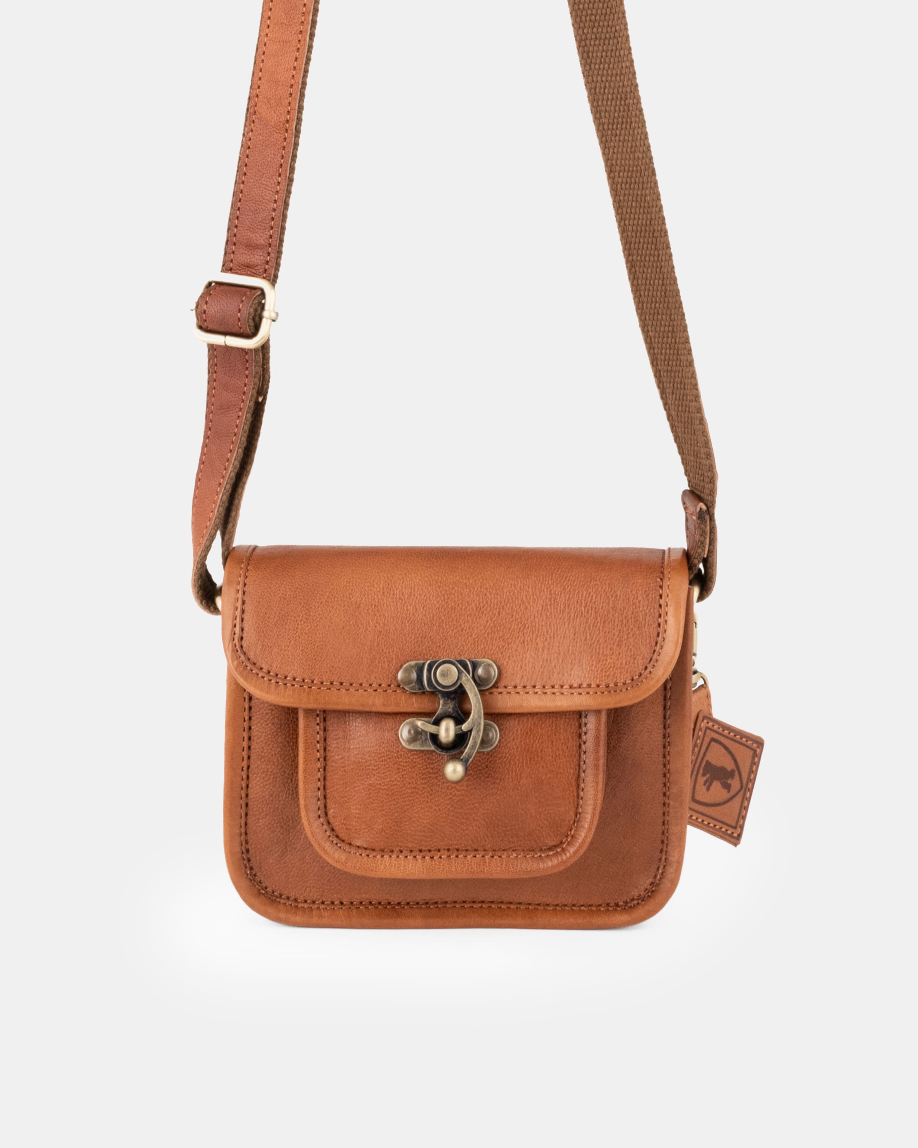 berliner-bags-helena-xs-sac-bandouli-re-cuir-marron-vintage image 5