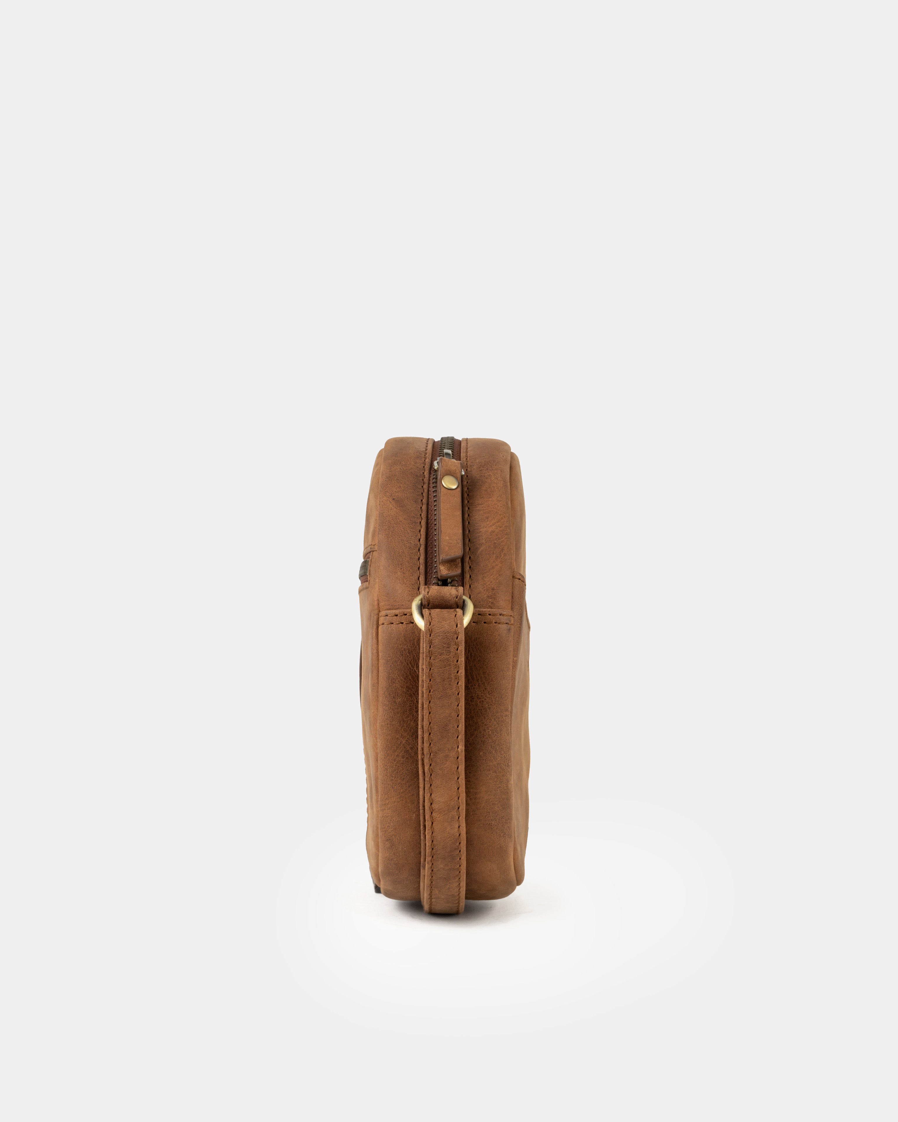 berliner-bags-moon-sac-rond-cuir-camel-bandouli-re image 5