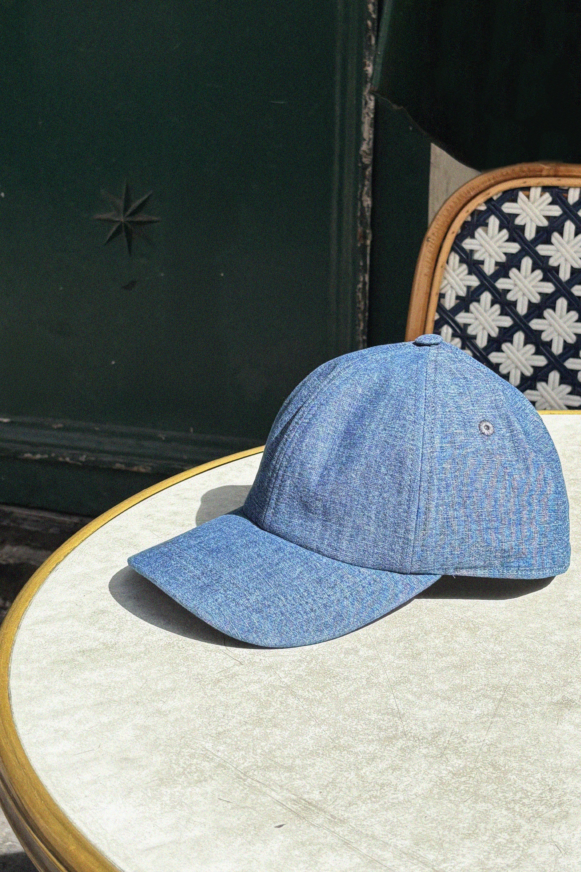 le-pantalon-chambray-casquette-coton-taille-unique-100-coton image 4
