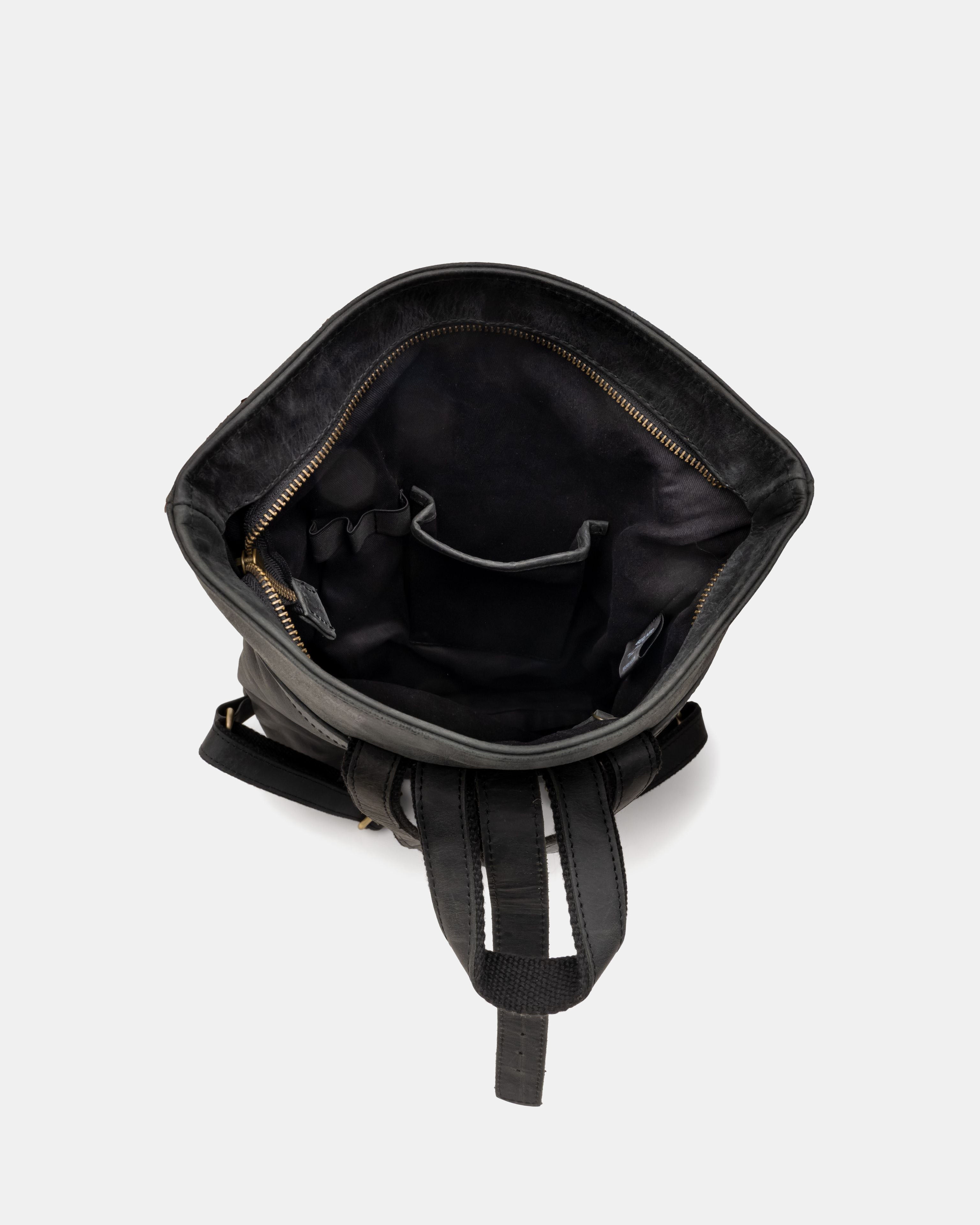 berliner-bags-seattle-3-0-sac-dos-cuir-gris-fonc image 6