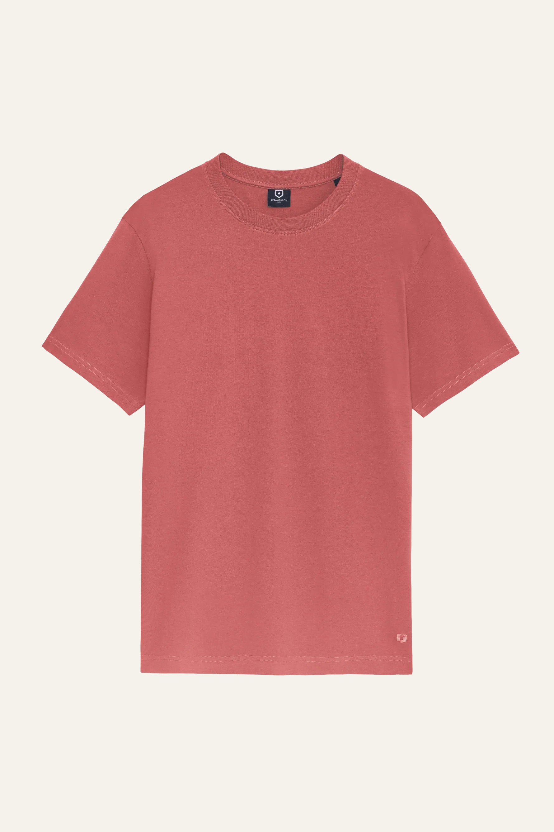 le-pantalon-t-shirts-homme-tee-shirt-saumon-coton-bio image 1