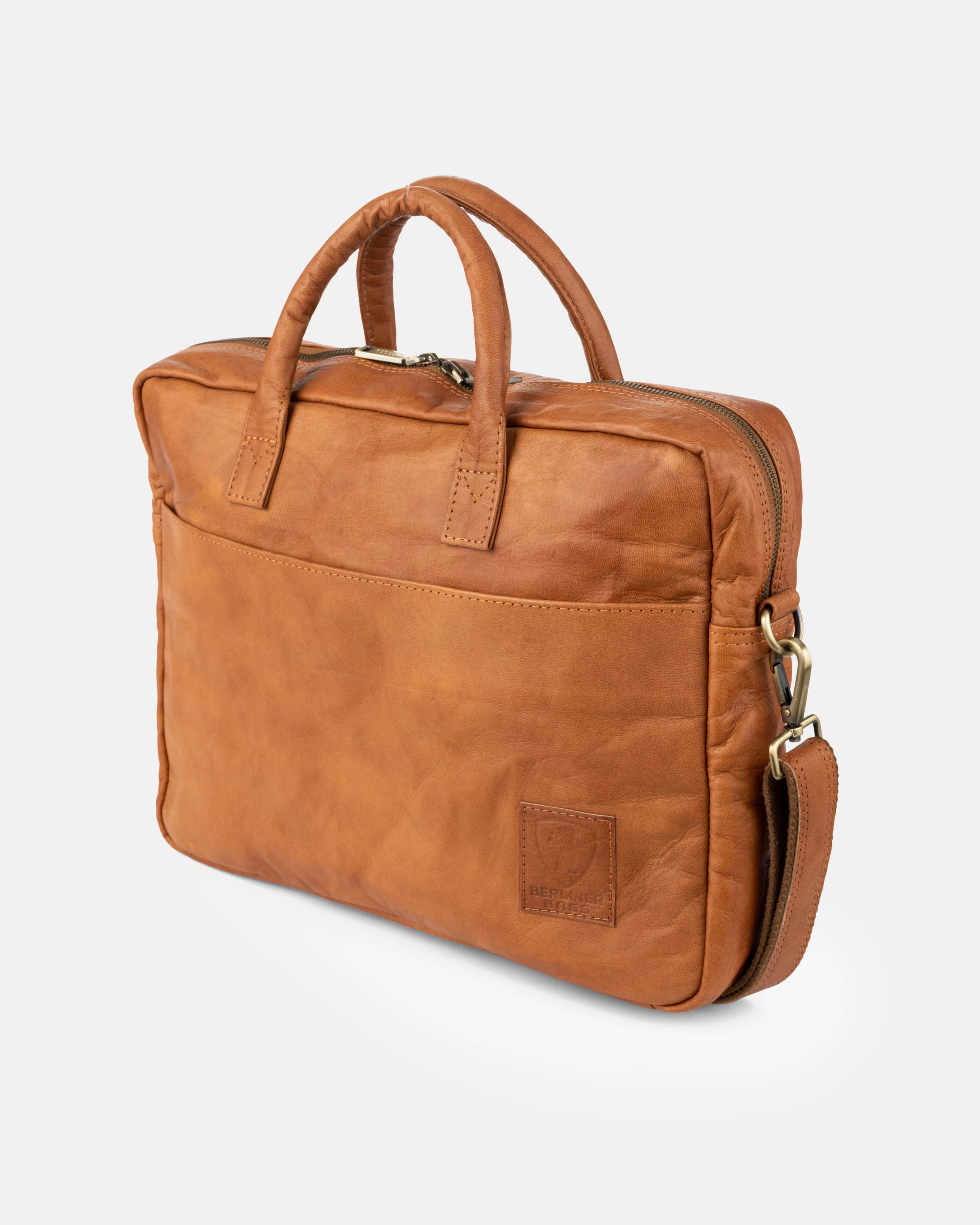 berliner-bags-madrid-2-0-sacoche-cuir-marron image 3