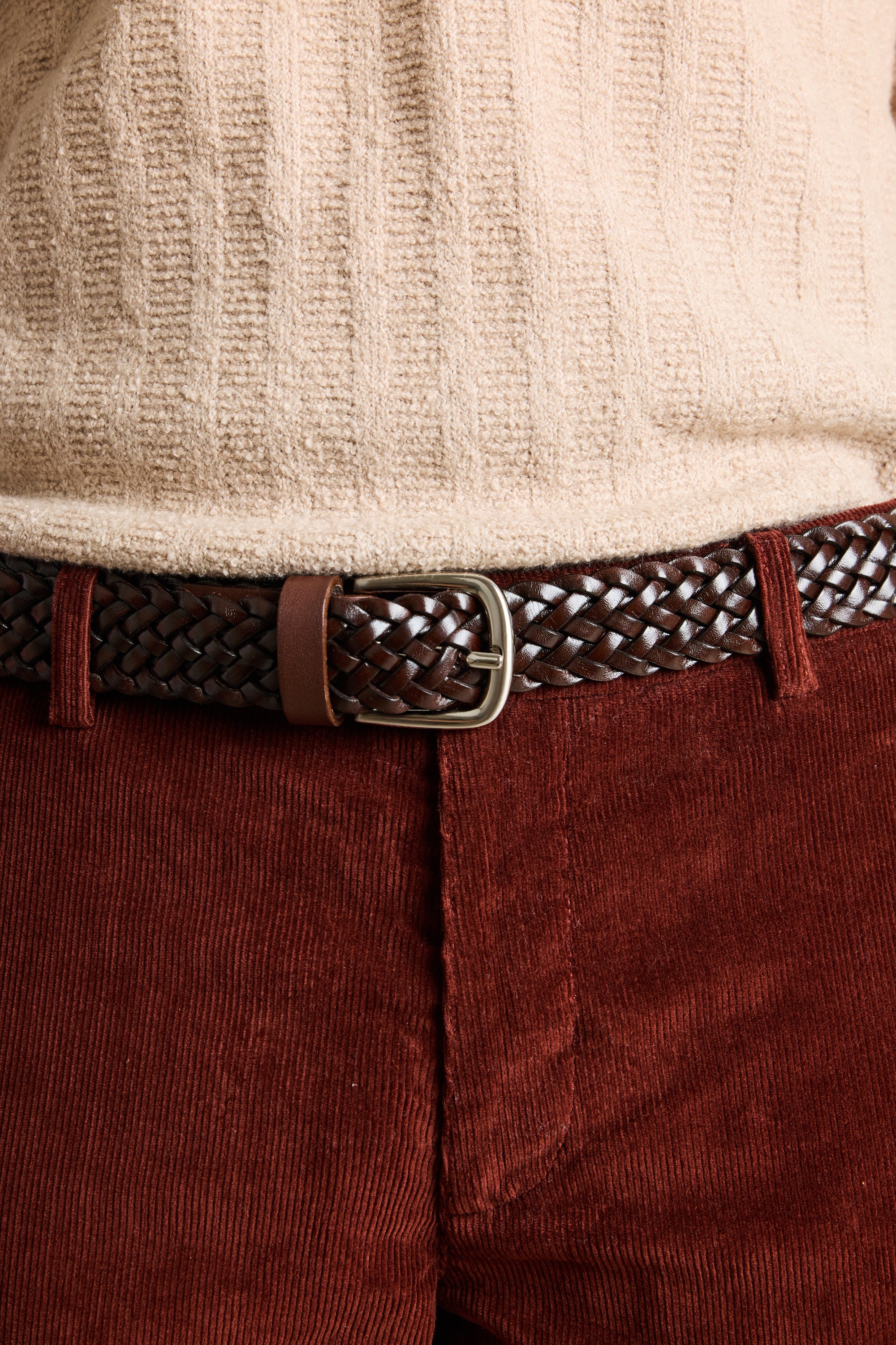 le-pantalon-chinos-homme-chino-velours-pantalon-terracotta-stretch image 6
