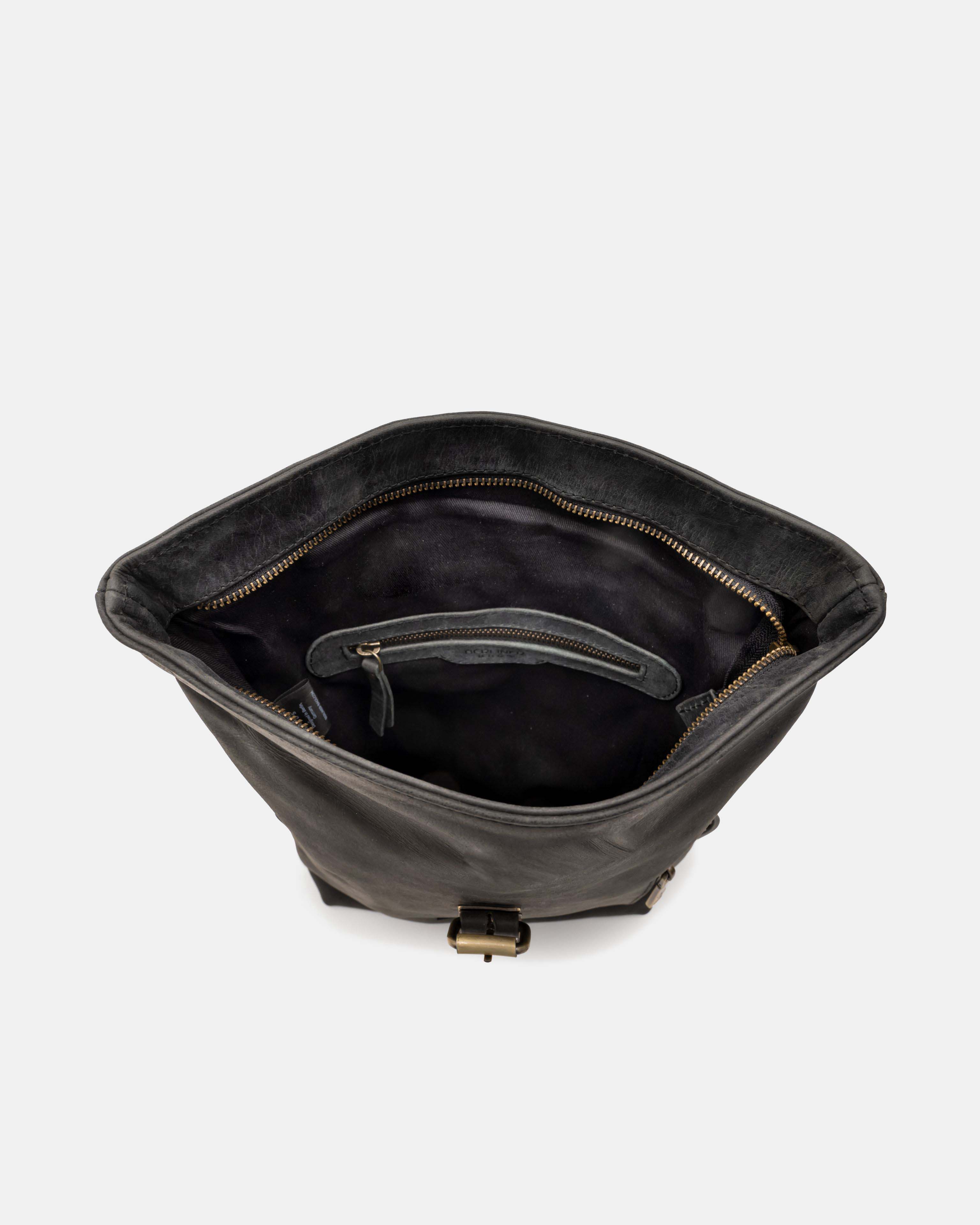 berliner-bags-seattle-3-0-sac-dos-cuir-gris-fonc image 3