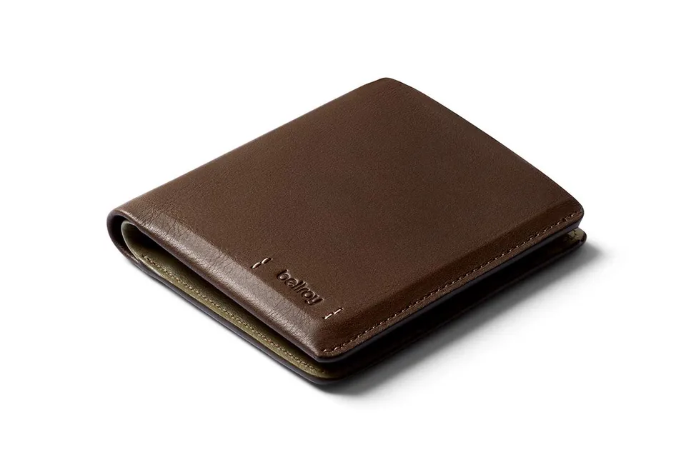 bellroy-note-sleeve-portefeuille-cuir-slim-darkwood-monnaie image 1