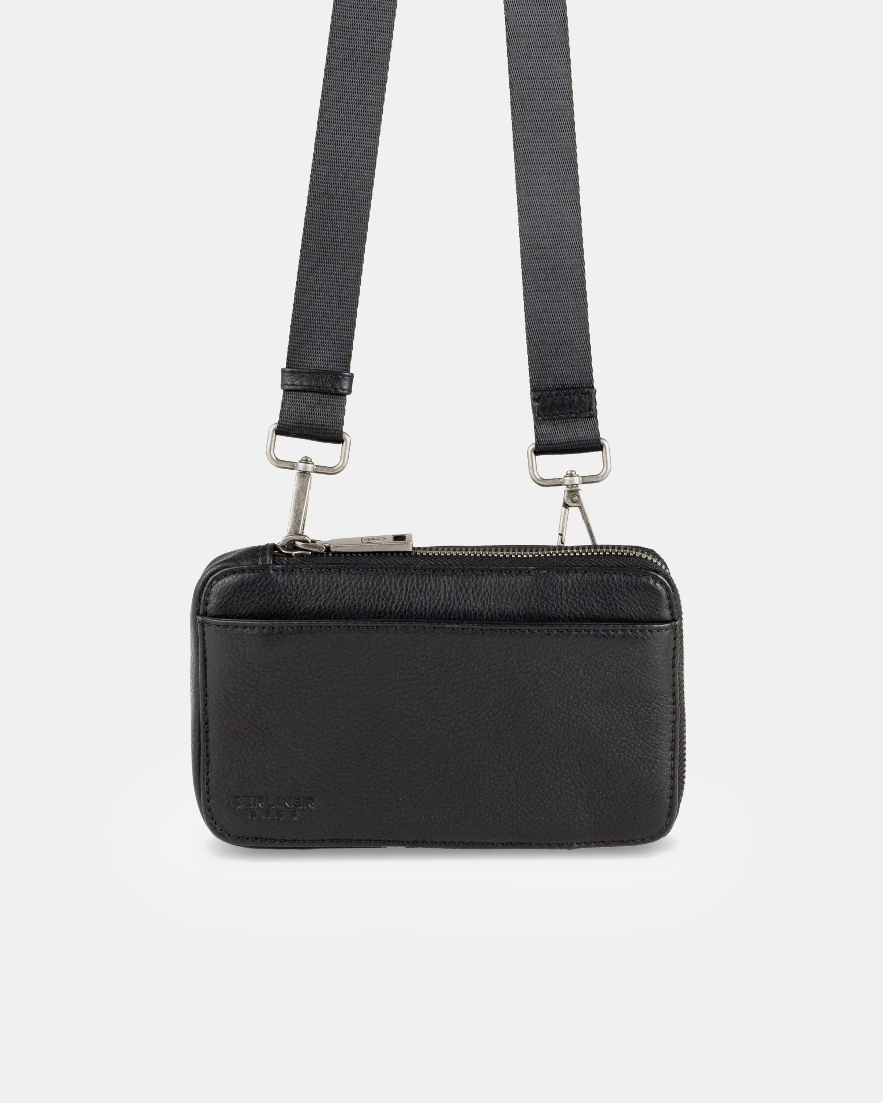 berliner-bags-prague-sac-bandouli-re-cuir-noir-zipp image 1
