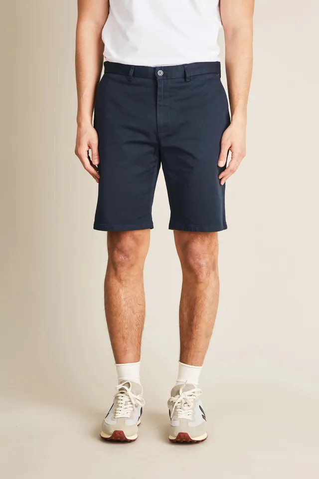 le-pantalon-bermudas-homme-bermuda-bleu-marine-short-coton image 1