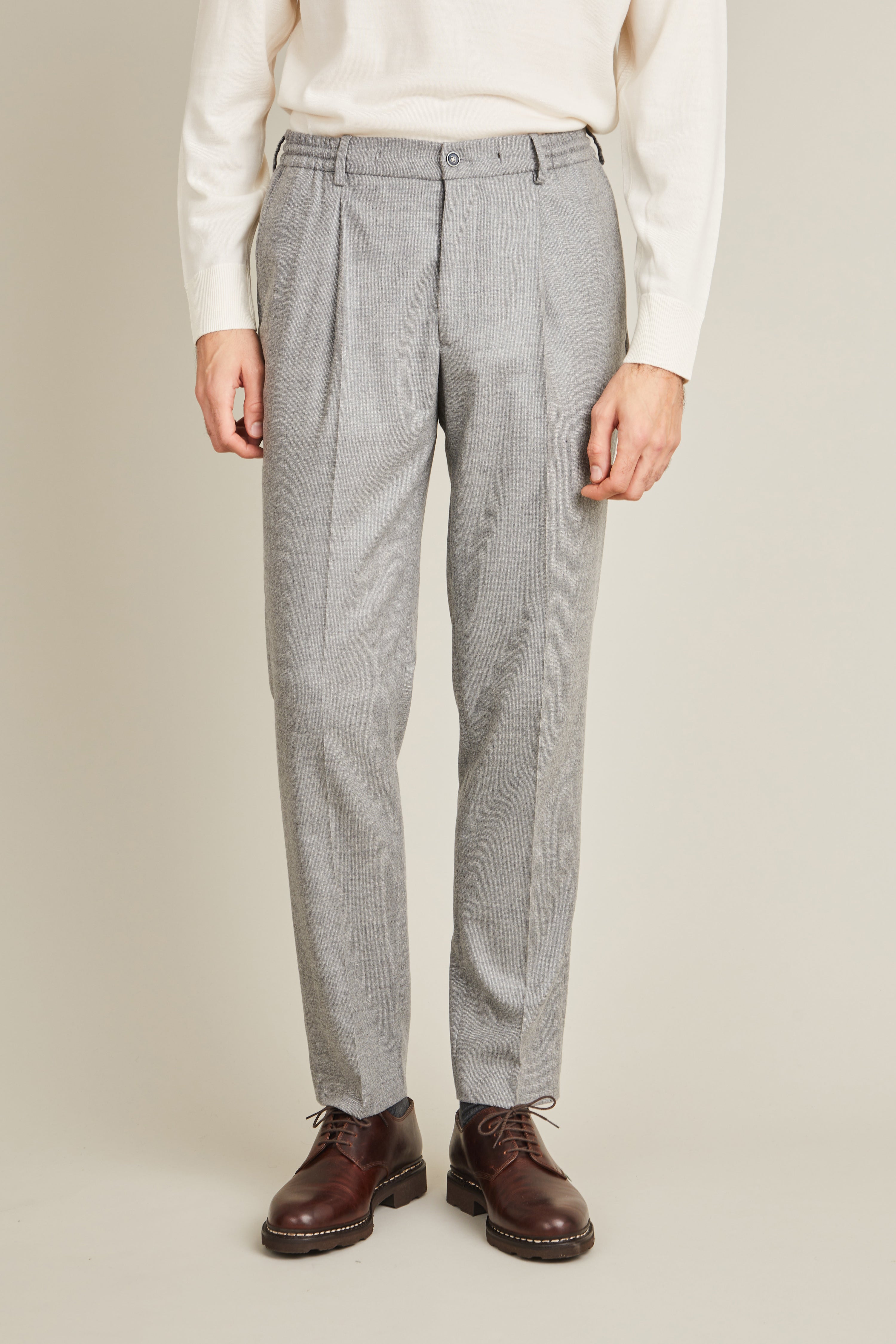 le-pantalon-jogpant-flanelle-gris-pantalon-laine-m-rinos image 6