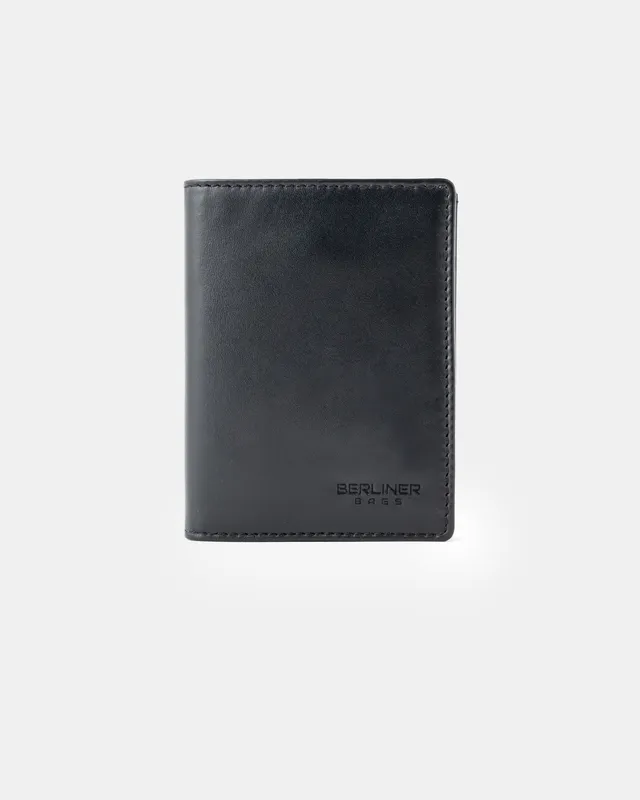berliner-bags-chris-portefeuille-cuir-noir-rfid-zip-monnaie image 1