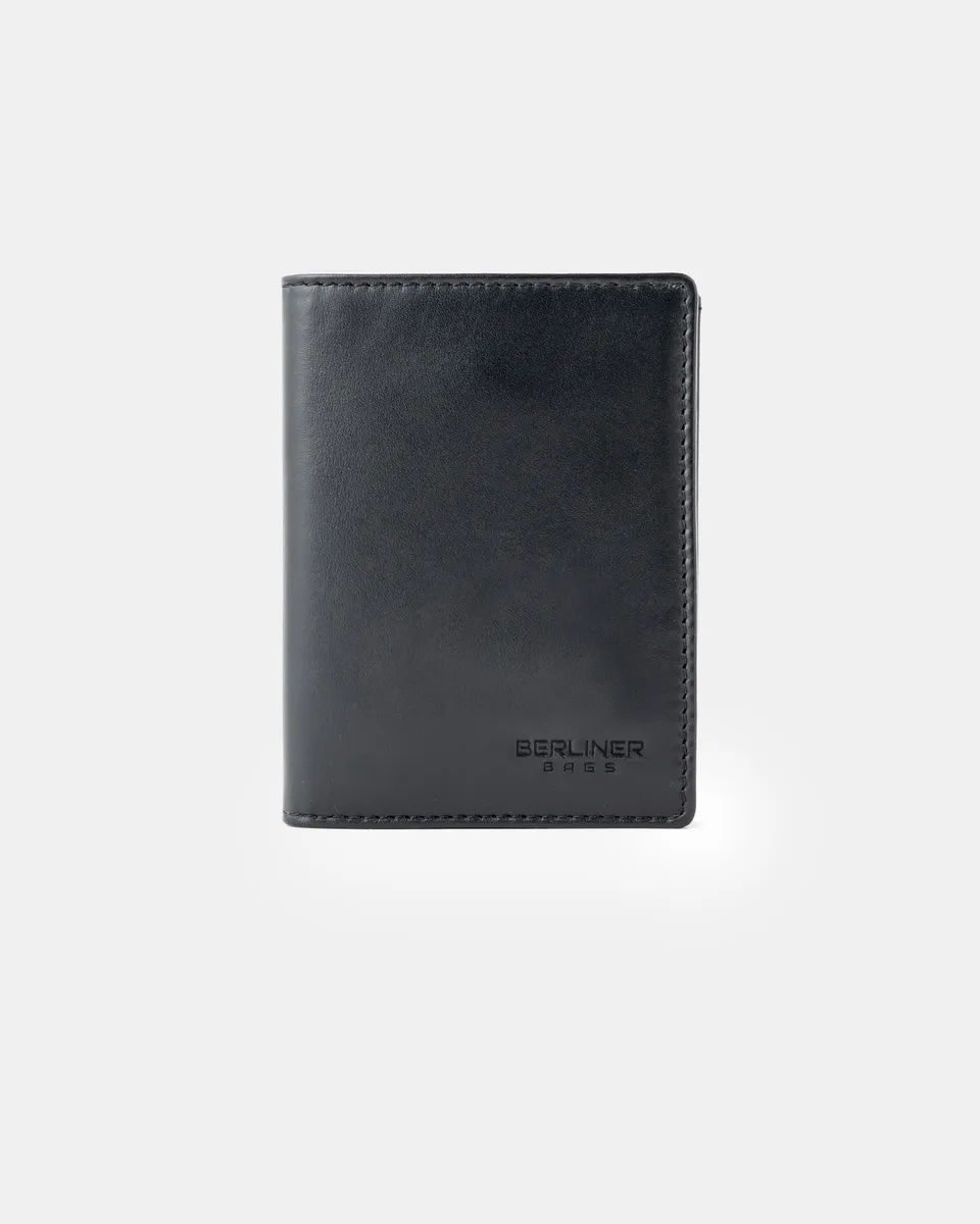 berliner-bags-chris-portefeuille-cuir-noir-rfid-zip-monnaie image 1