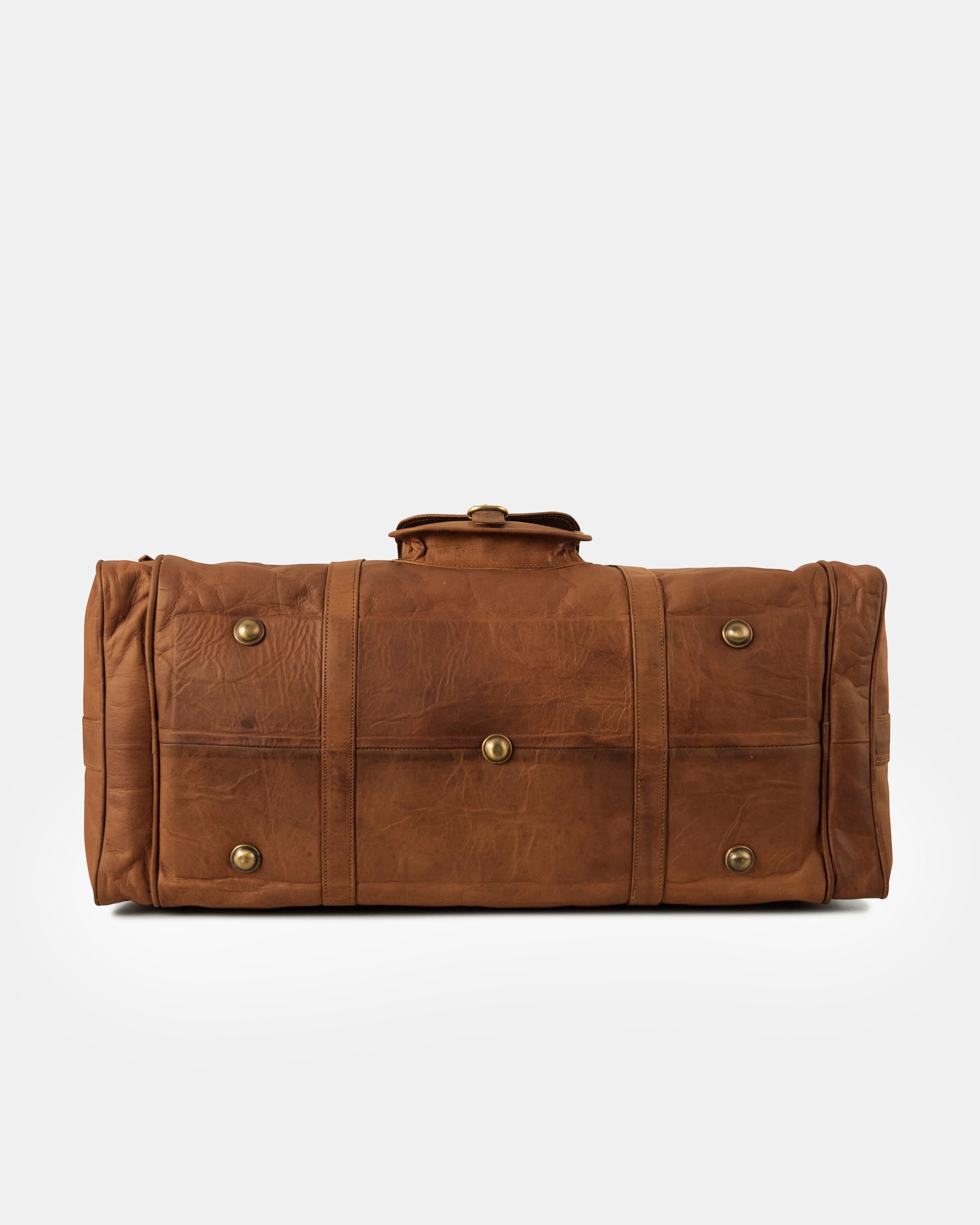berliner-bags-new-york-sac-voyage-marron-vintage-l image 6