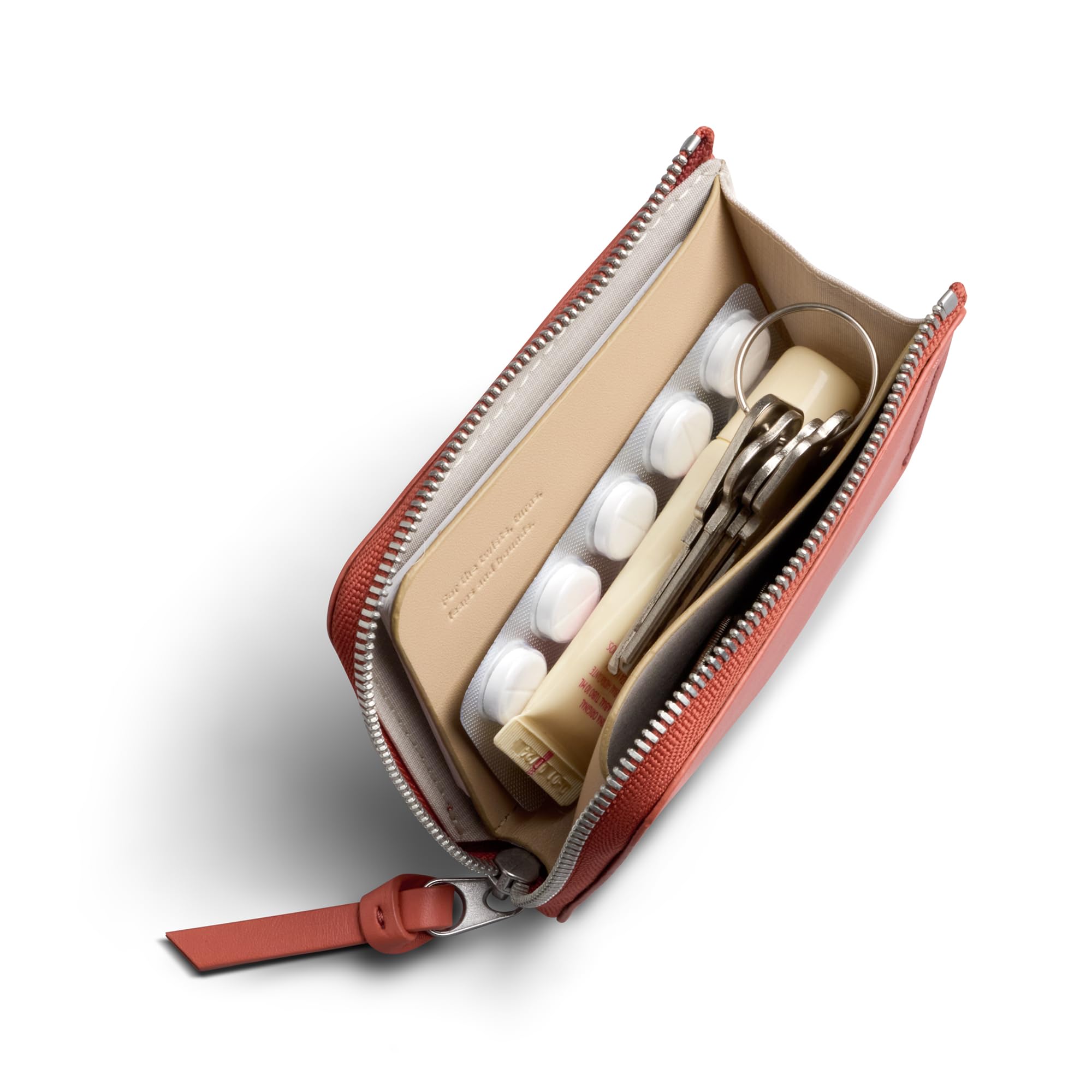 bellroy-l-pocket-portefeuille-zip-bloodorange-cuir-rfid image 2
