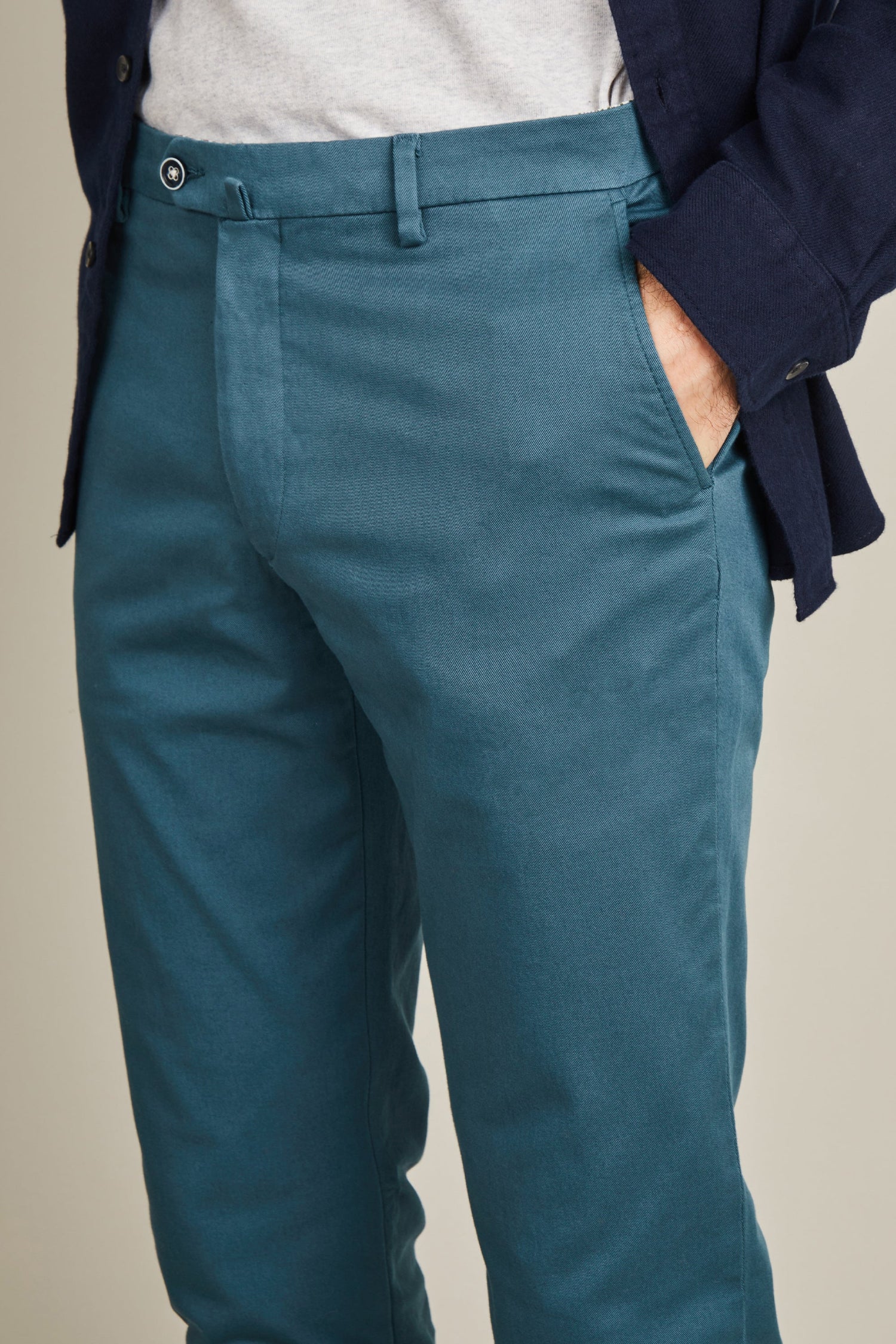 le-pantalon-chinos-homme-chino-bleu-canard-semi-slim image 4