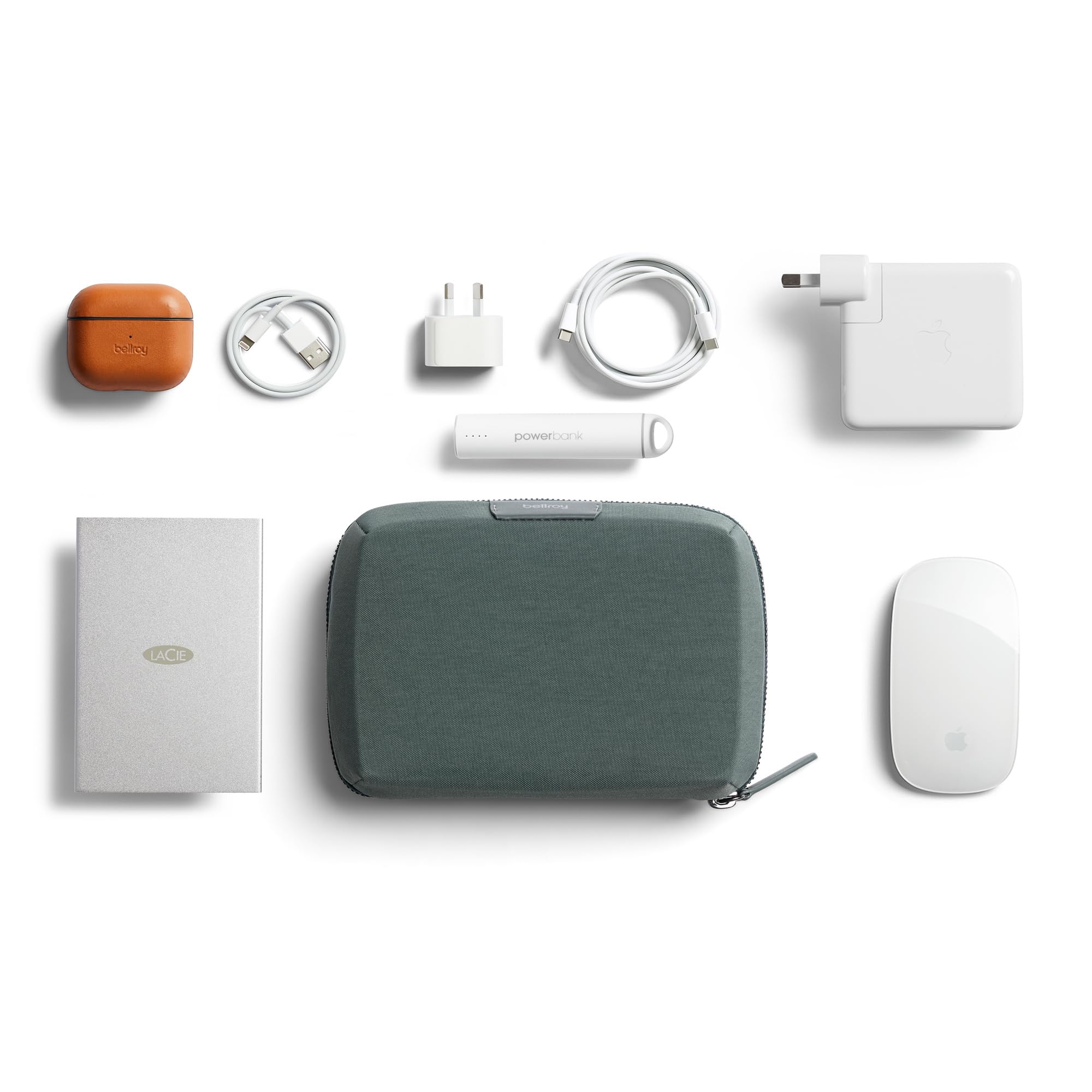 bellroy-tech-kit-compact-trousse-everglade-tissu-recycl image 7