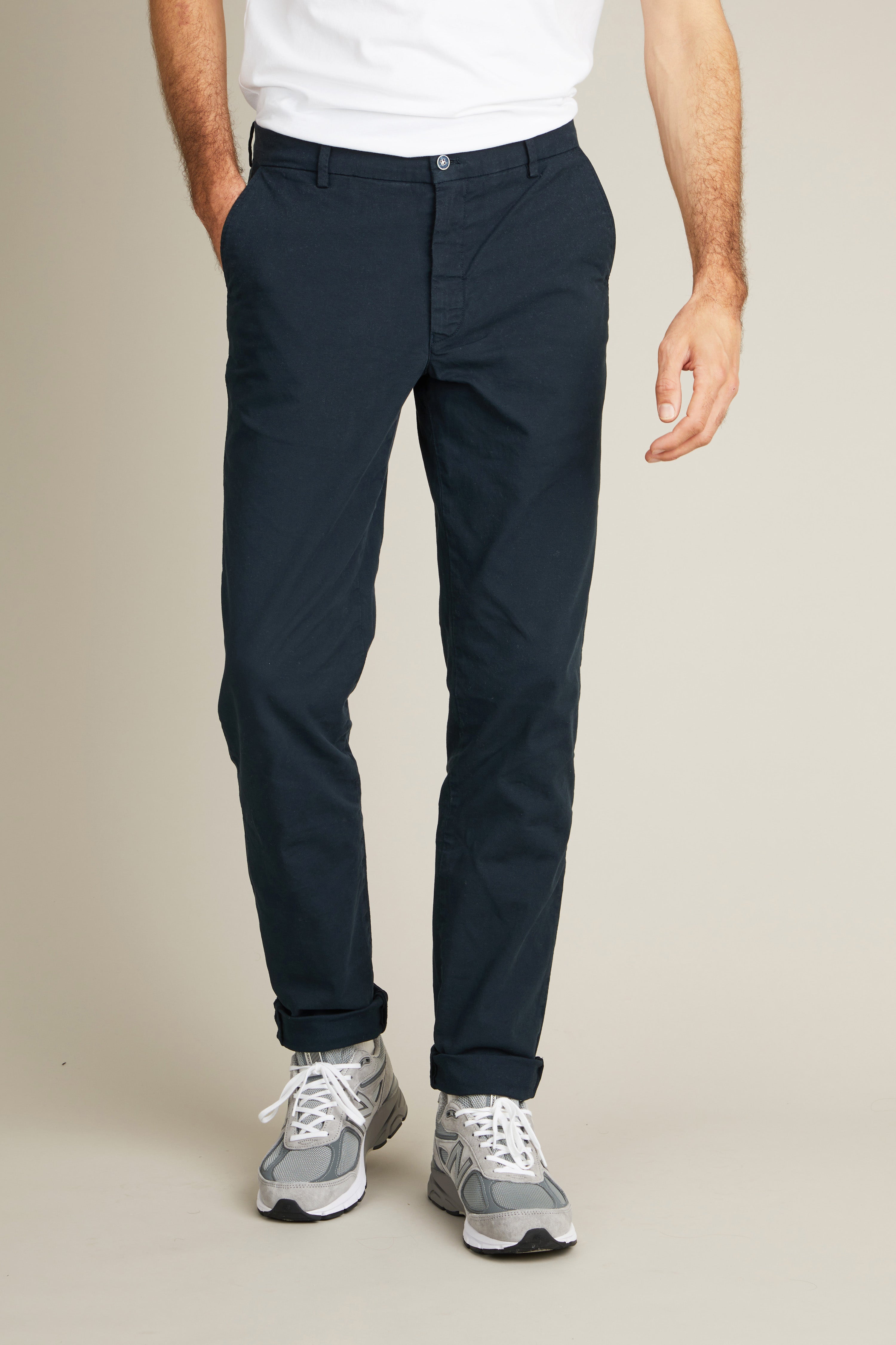 le-pantalon-chinos-homme-chino-sport-bleu-marine-carotte image 7