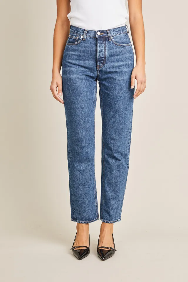 le-pantalon-jeans-homme-jean-droit-bleu-coton-bio image 1