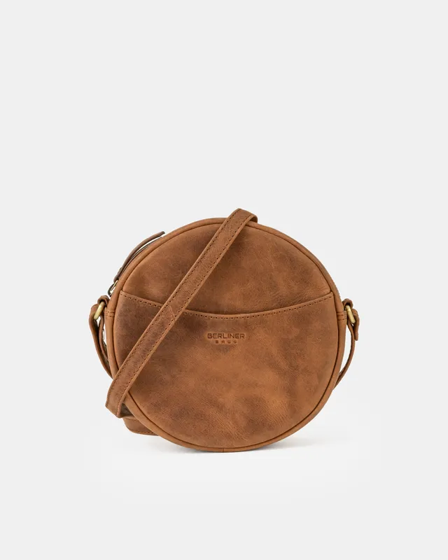 berliner-bags-moon-sac-rond-cuir-camel-bandouli-re image 1