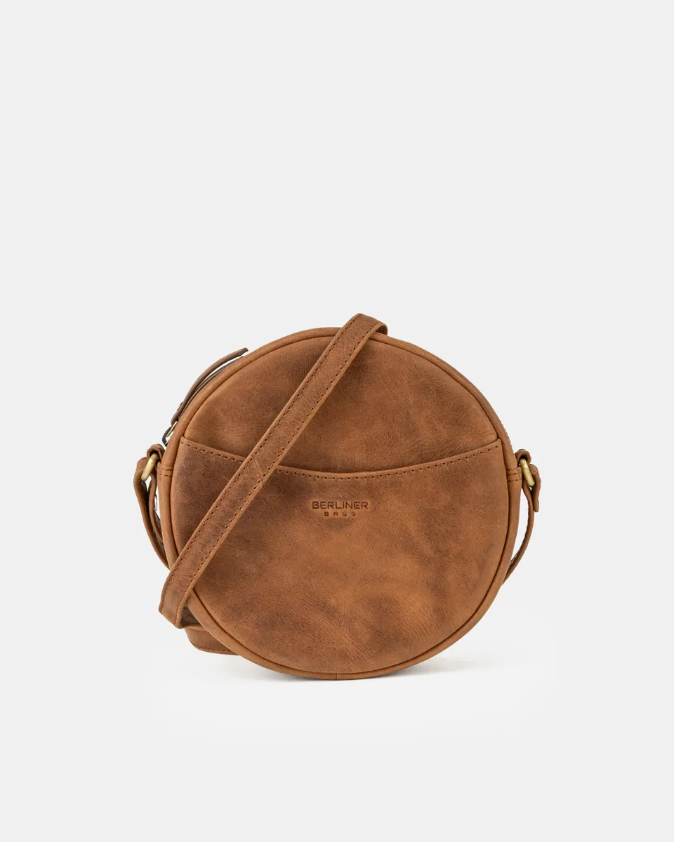 berliner-bags-moon-sac-rond-cuir-camel-bandouli-re image 1