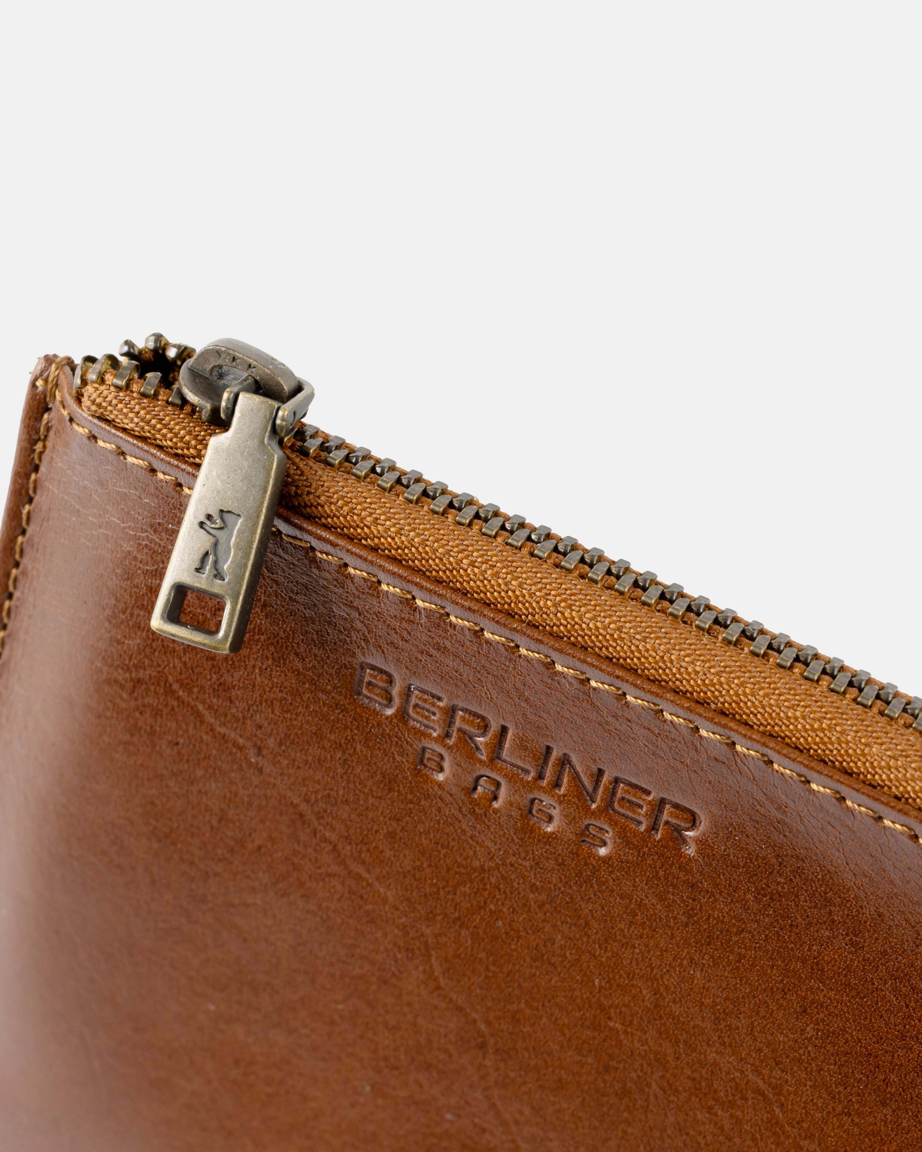 berliner-bags-mark-portefeuille-zip-cuir-cognac-mini image 5