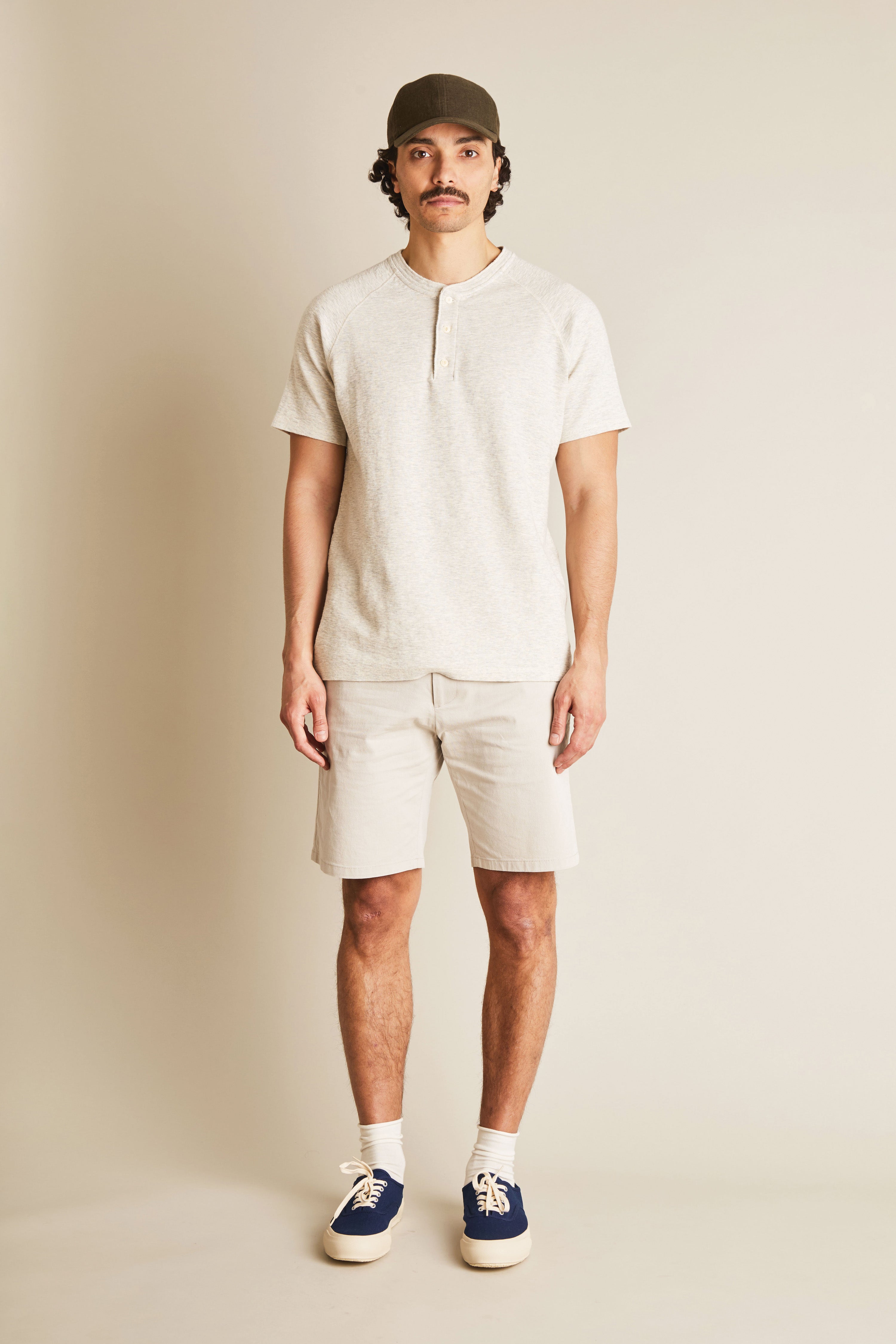 le-pantalon-bermuda-a-rien-beige-short-homme-coton-l-ger image 6