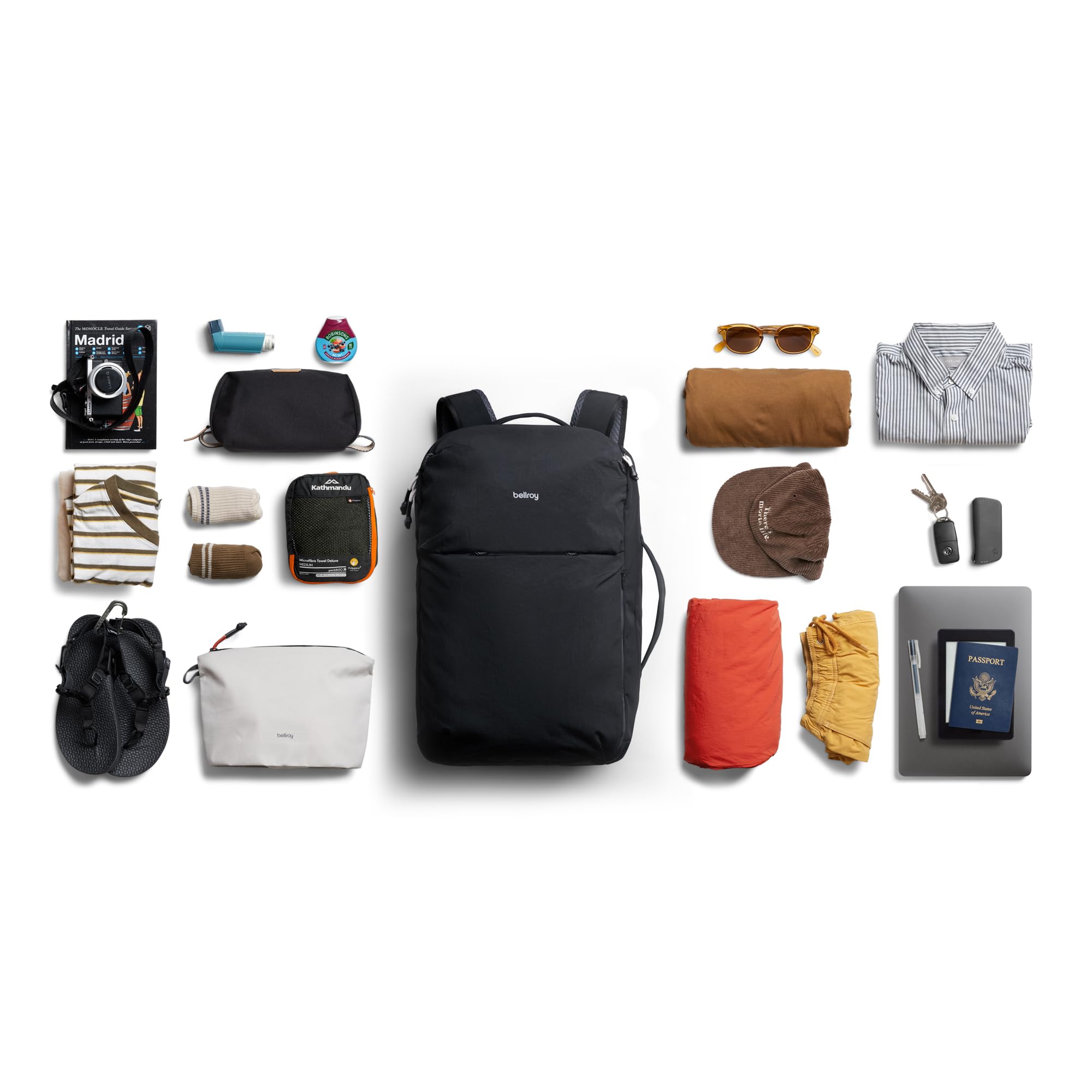 bellroy-lite-travel-pack-38l-sac-dos-noir-cabine-16-pouces image 6
