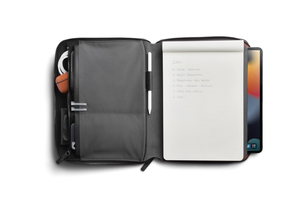bellroy-tokyo-folio-12-9-housse-ipad-raven-nylon-recycl image 2