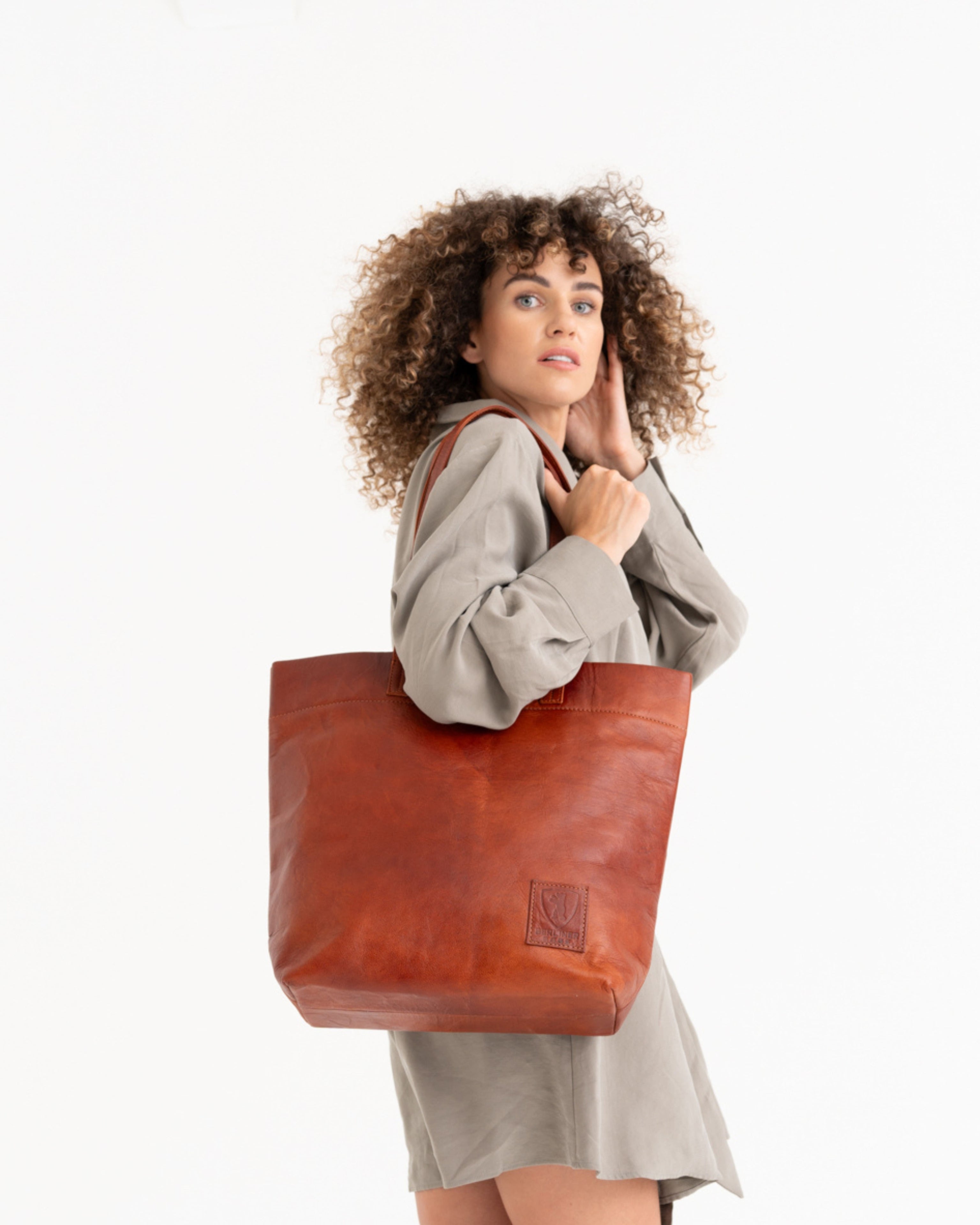 berliner-bags-cassie-sac-main-marron-vintage-cuir image 2